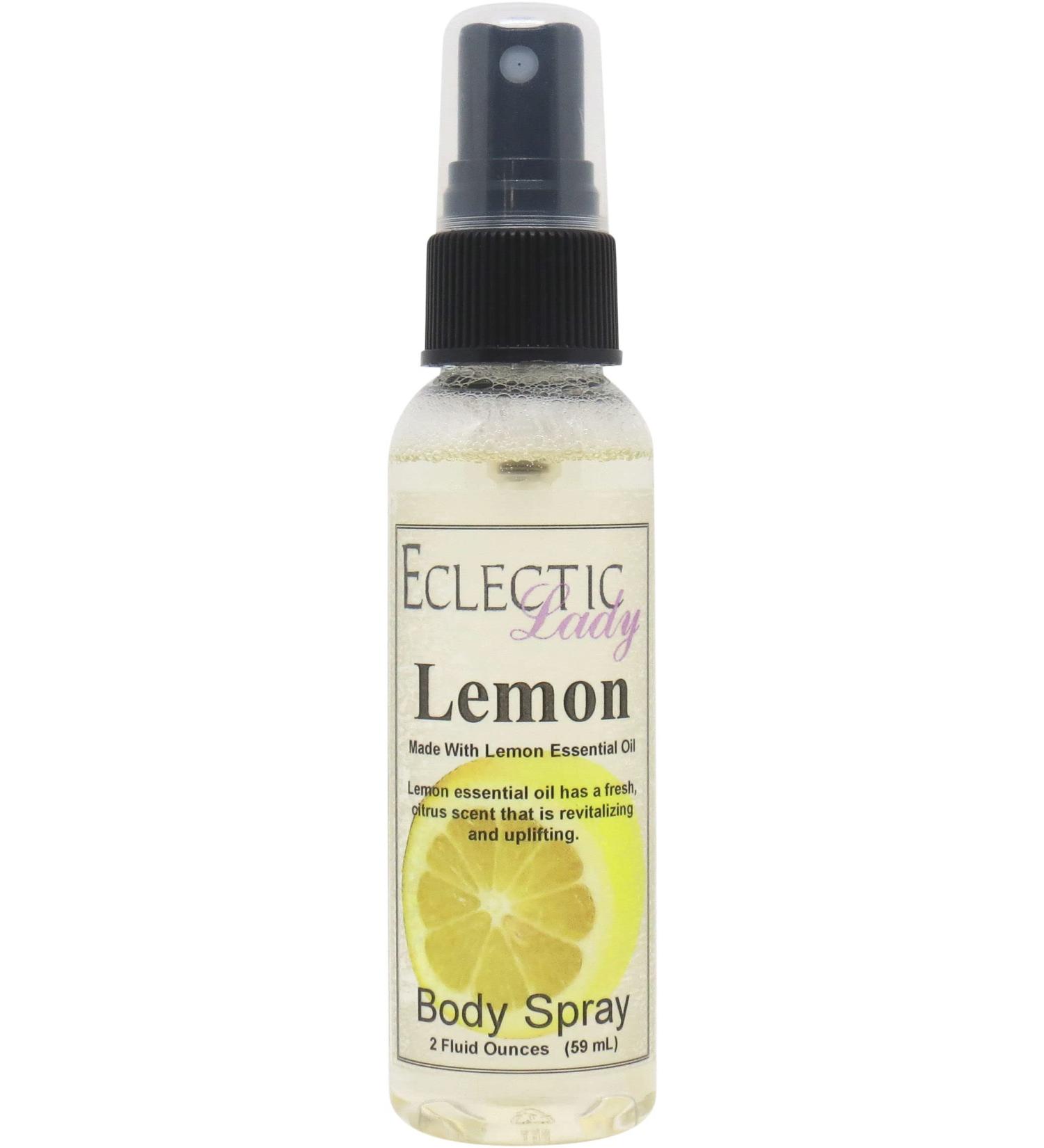 Lemon Essential Oil Body Spray 2 ounces Body Mist for Women with Clean Light & Gentle Fragrance Long Lasting Perfume with Comforting Scent for Men & Women Cologne with Soft Subtle Aroma For Regular Strength 2 Fl Oz (Pack of 1) - Buy Online on GoSupps.com