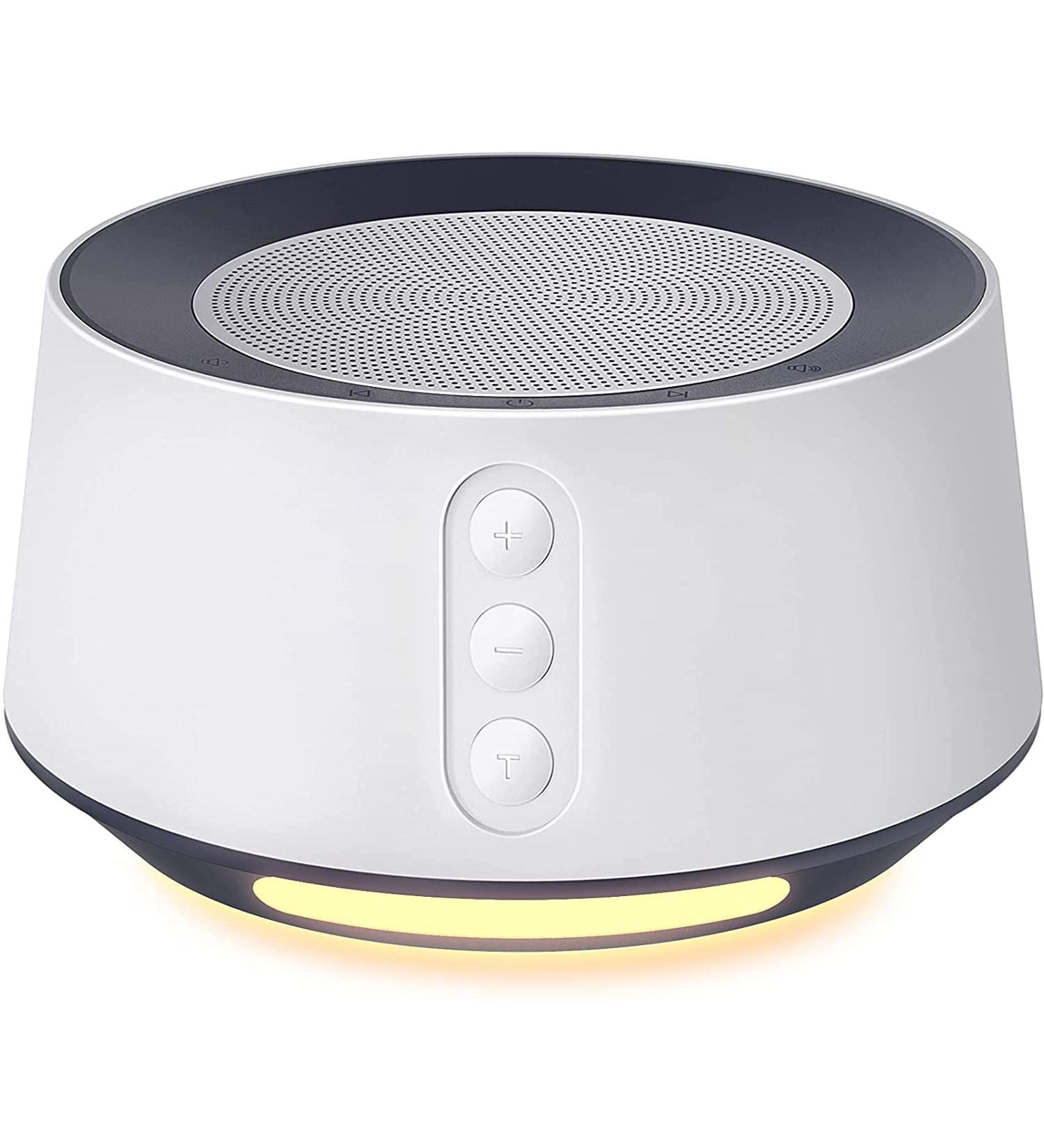 Fitniv White Noise Machine with Adjustable Baby Night Light | 14 High Fidelity Soundtracks | Timer & Memory Feature | Plug-in Baby & Adult Sleep Sound Machine - Buy Online on GoSupps.com