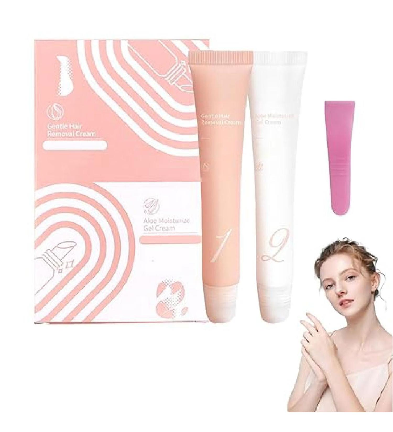 2 PCS Kit de cr me d pilatoire pour femmes Cr me d pilatoire pour le visage Epilation visage femme Creme epilatoire visages femme Cr me d' pilation douce pour les l vres ligne du bikini - Buy Online on GoSupps.com