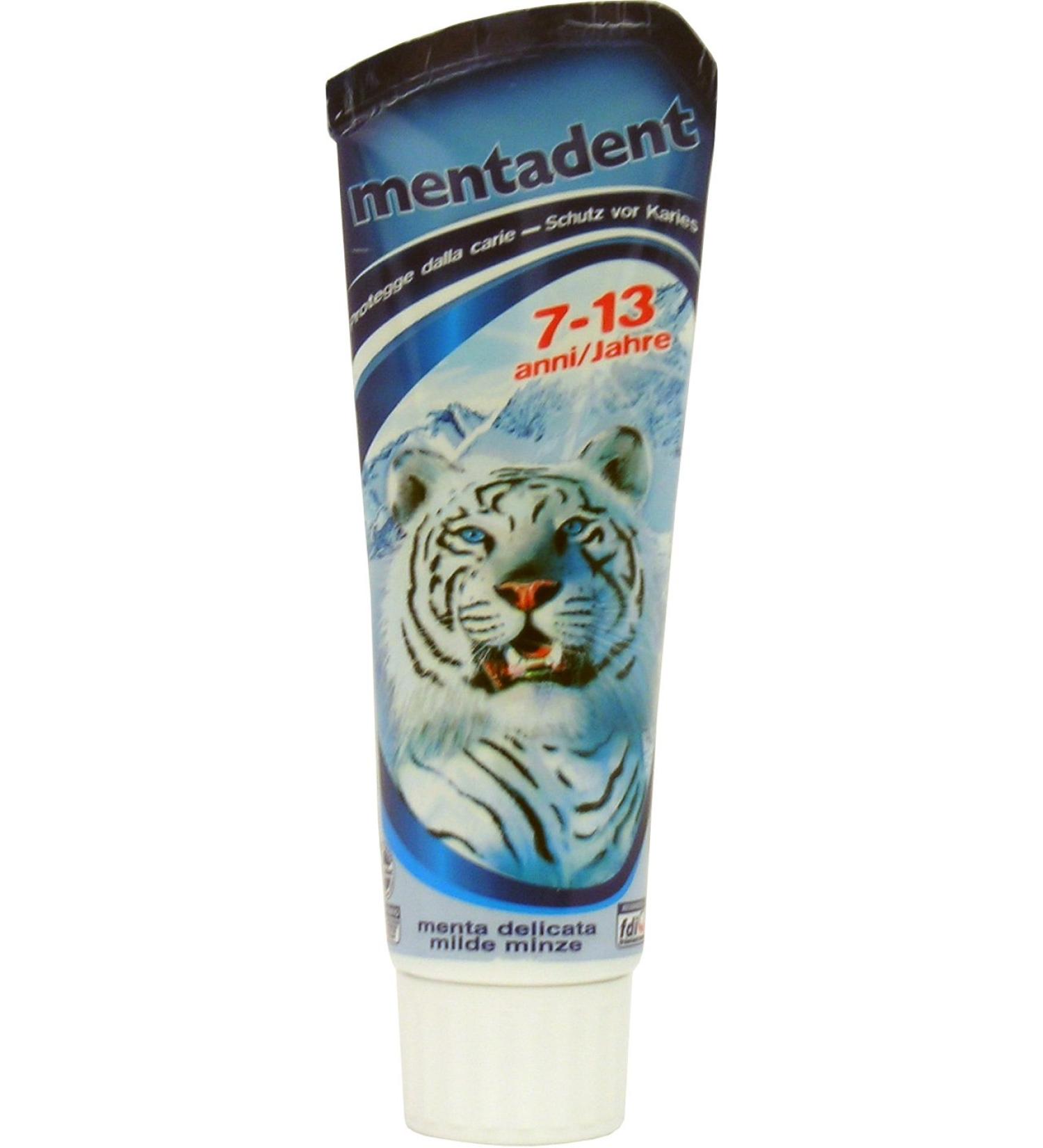 Mentadent 12 x MENTADENT Toothpaste 7-13 Years 75 ml