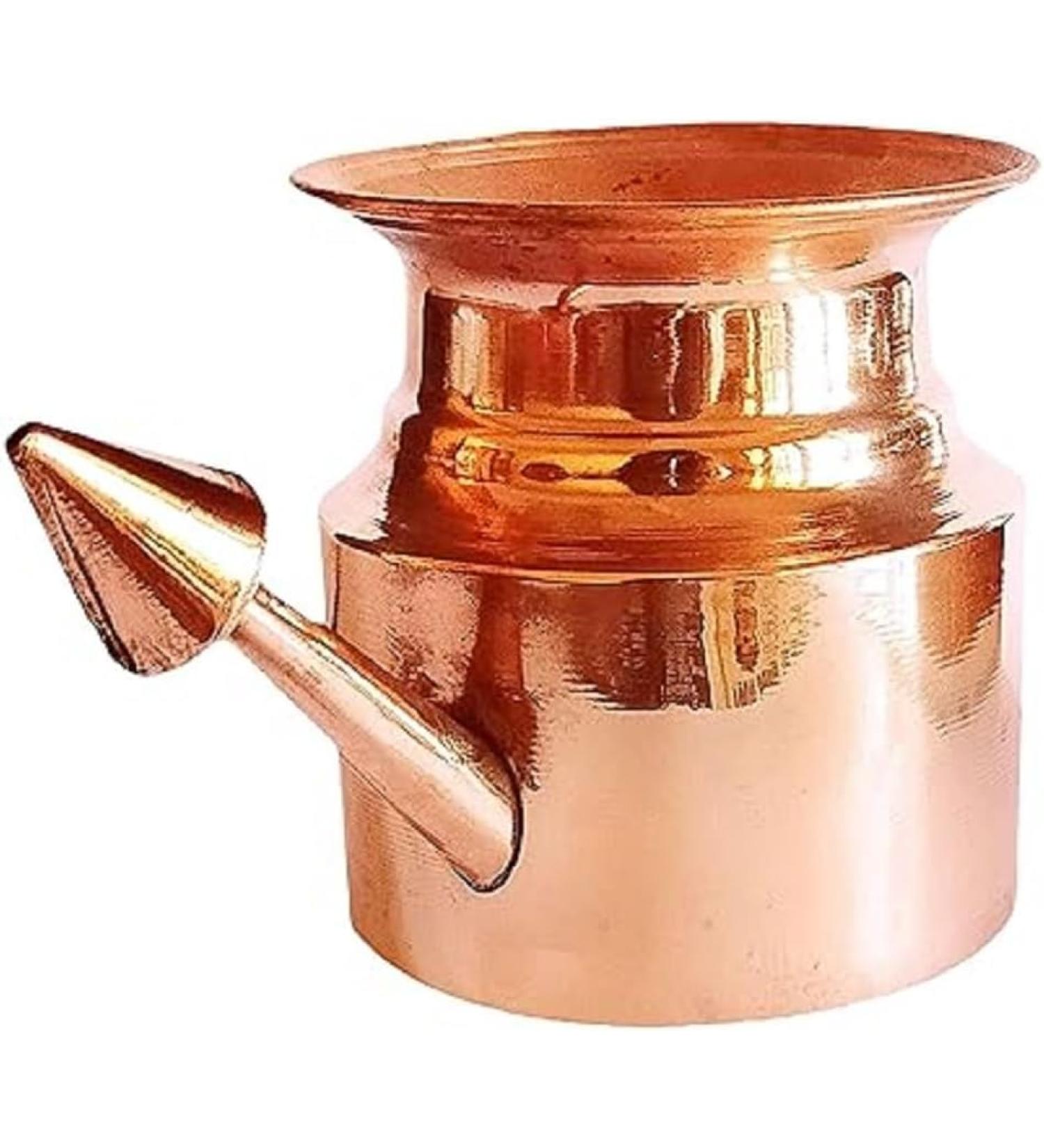 A2Shine Jal Neti Pot Copper Plain (250ml) - Buy Online on GoSupps.com