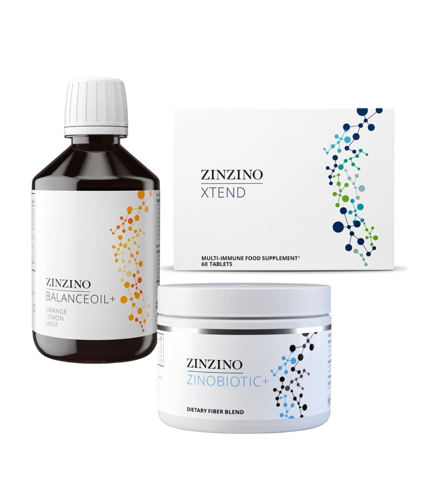  ZinZino ZinZino Health Protocol Kit - BalanceOil+ Orange-Lemon-Mint 300ml ZinoBiotic+ & Xtend - Premium Pack of 3 - Buy Online on GoSupps.com