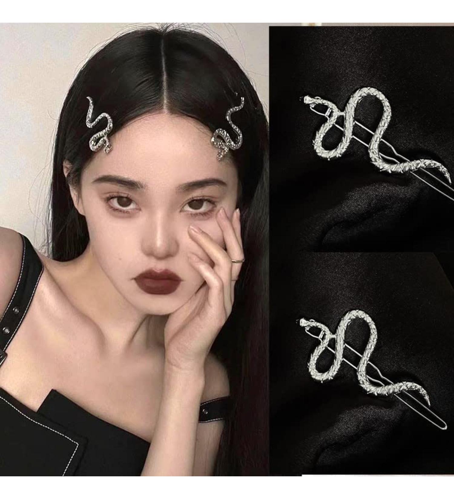 EMZHOLE 2PCS Metal Snake Hair Clips - Vintage Hair Barrettes for Women and Girls - Buy Online on GoSupps.com