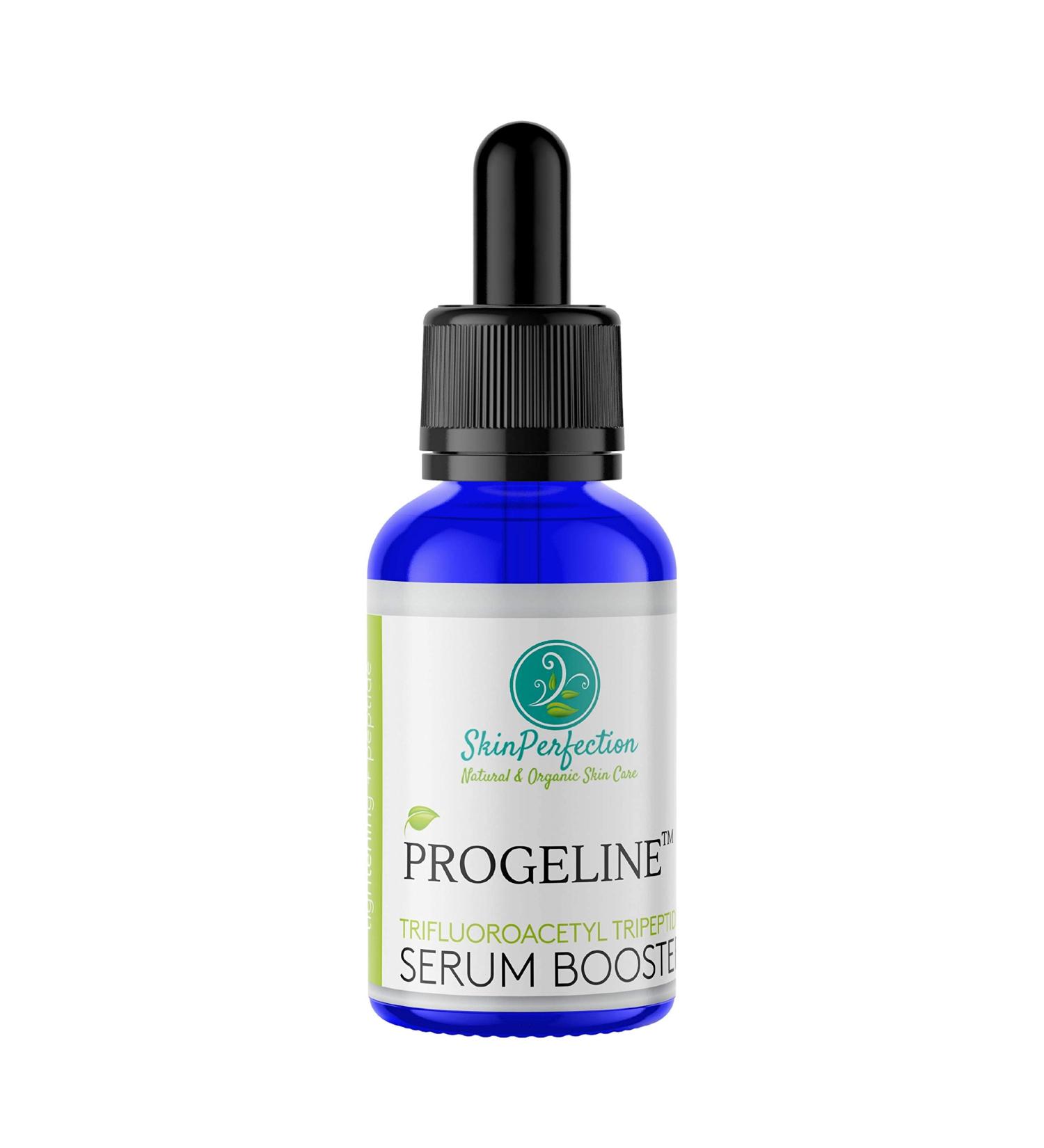 Firming Serum Booster with Pure Progeline for Anti-Aging Peptide Tightening and Collagen Elasticity Boost - Buy Online on GoSupps.com