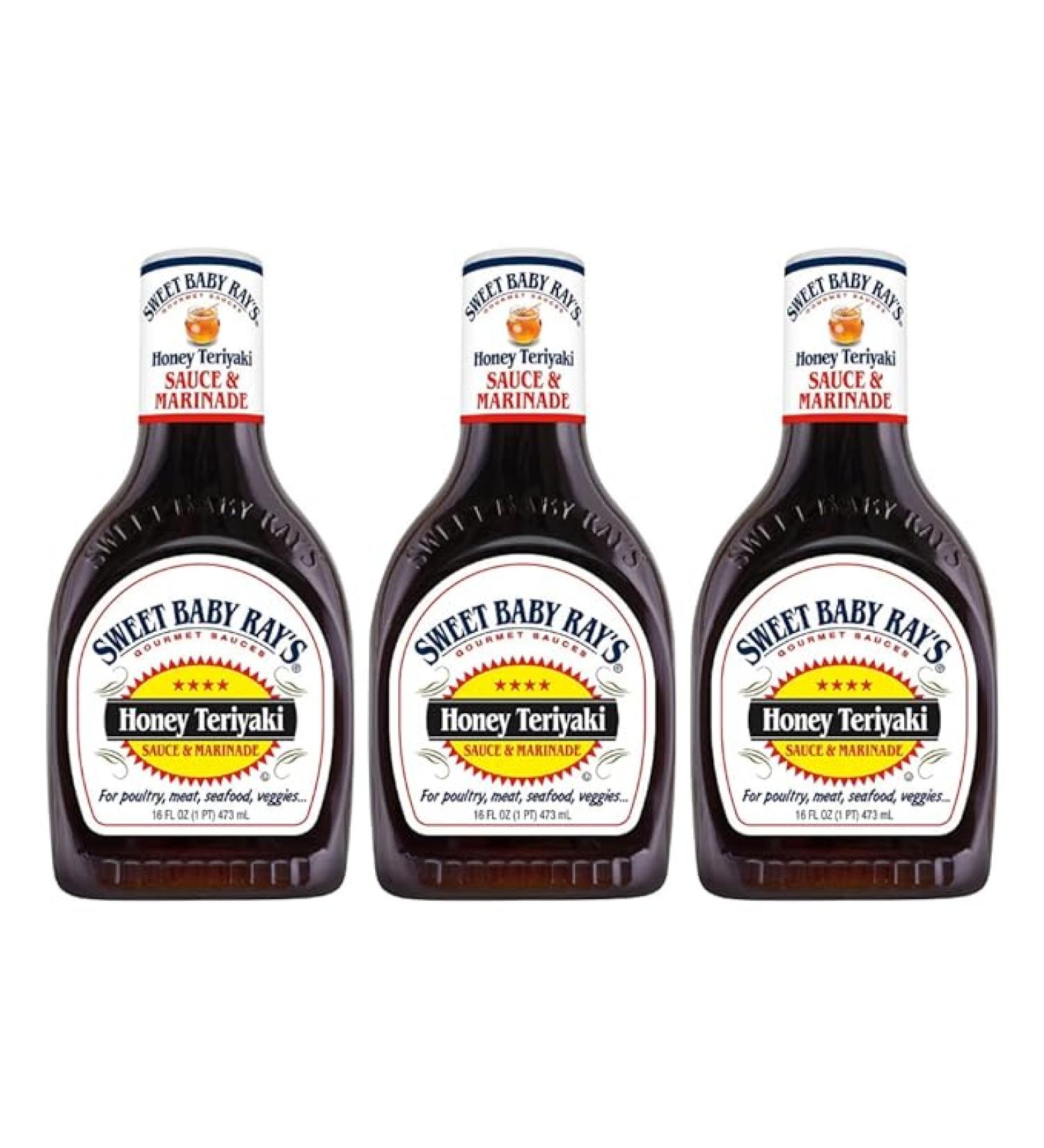 Sweet Baby Ray's Teriyaki Sauce and Marinade  16 Fl Oz (Pack of 3) - Buy Online on GoSupps.com