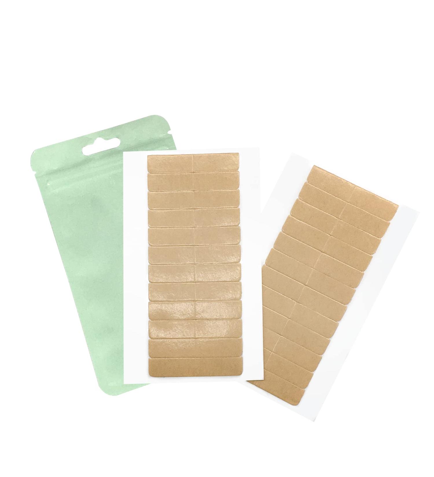 GOO GOO Double Sided Hair Extension Tape - Professional Grade Replacement Adhesive for Tape in Extensions (24pcs) - Buy Online on GoSupps.com