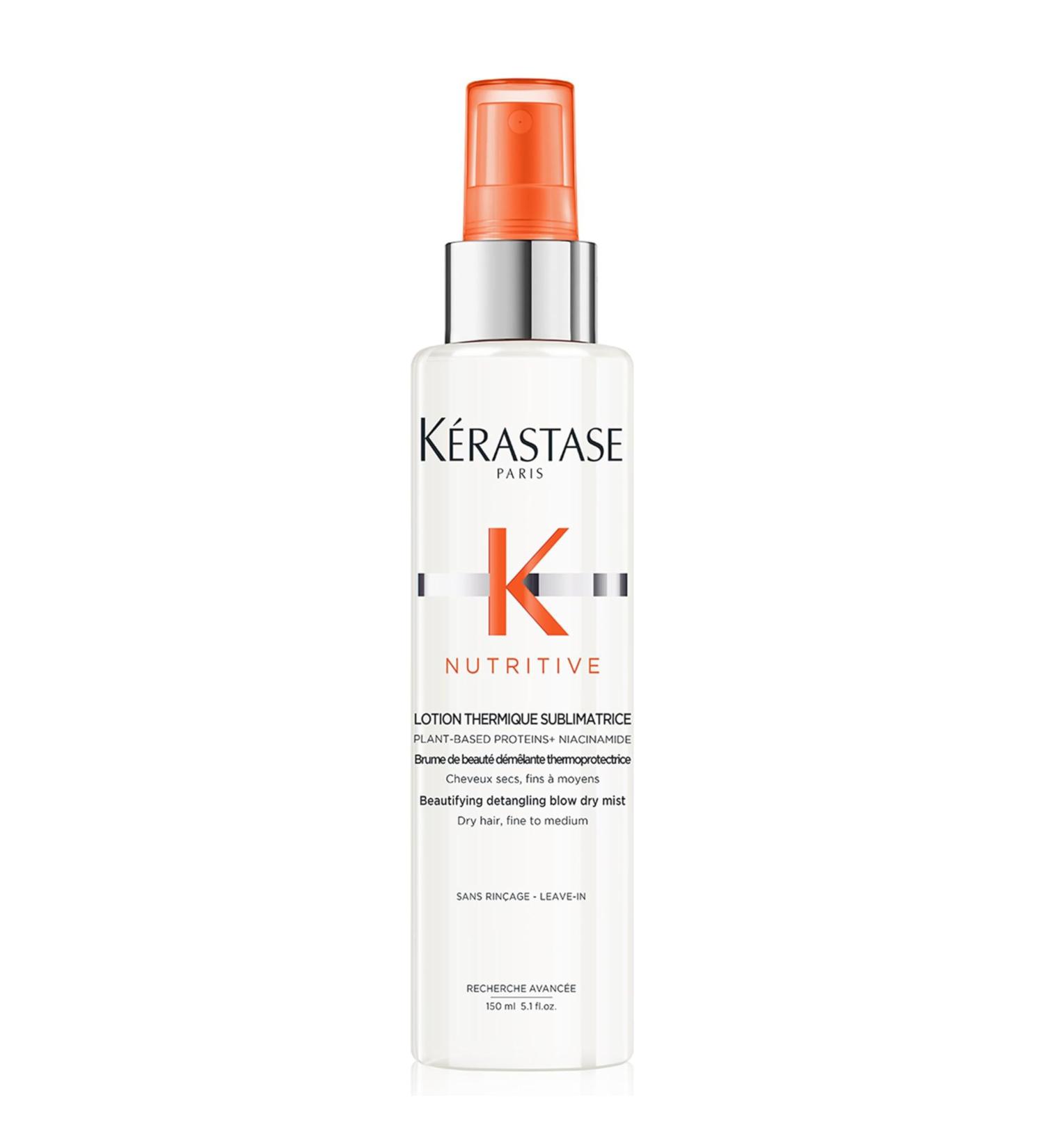 K rastase Nutritive Beautifying Detangling Blow-Dry Mist for Fine to Medium Dry Hair Heat Protectant Lotion Thermique Sublimatrice 150 ml - Buy Online on GoSupps.com
