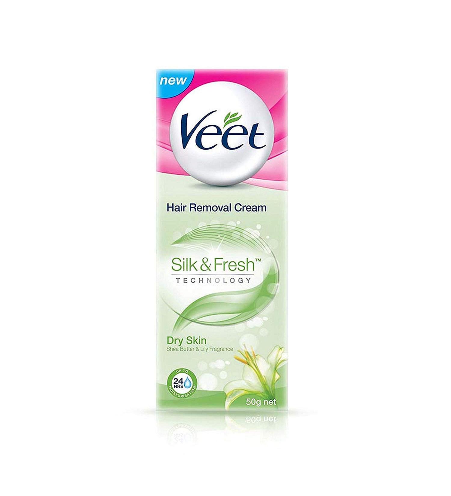 Veet Hair Removal Cream for Dry Skin - 50g | Fast & Effective Hair Removal Worldwide - Buy Online on GoSupps.com