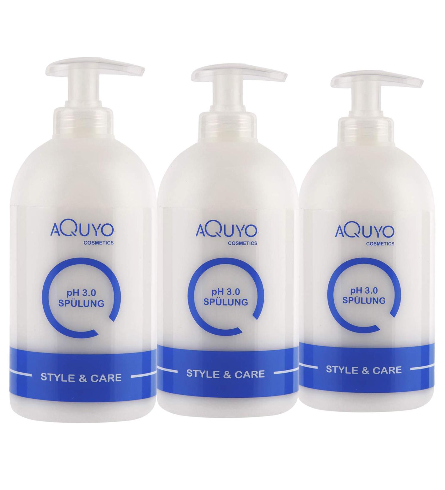 Buy Style & Care Hair Conditioner (3x 500ml) | Perfect for Normal Colored & Damaged Hair | Silky Gloss & Smoothness | International Shipping - Buy Online on GoSupps.com