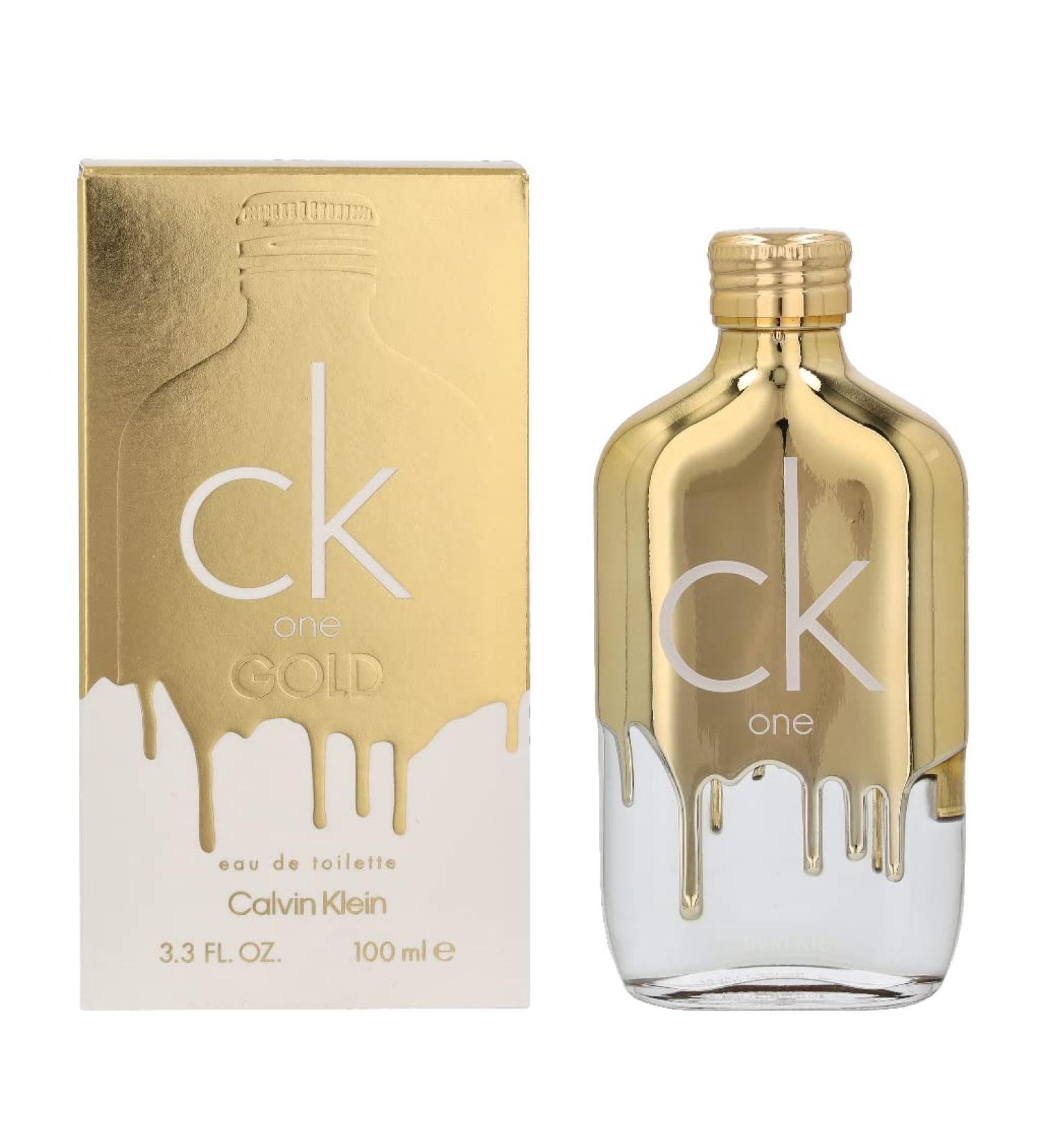 Calvin Klein CK One Gold Eau de Toilette Woody Unisex Fragrance With Notes of Bergamot Fig Neroli & Guaiac Wood Luxury Unisex Perfumes Long Lasting Fragrance - Buy Online on GoSupps.com