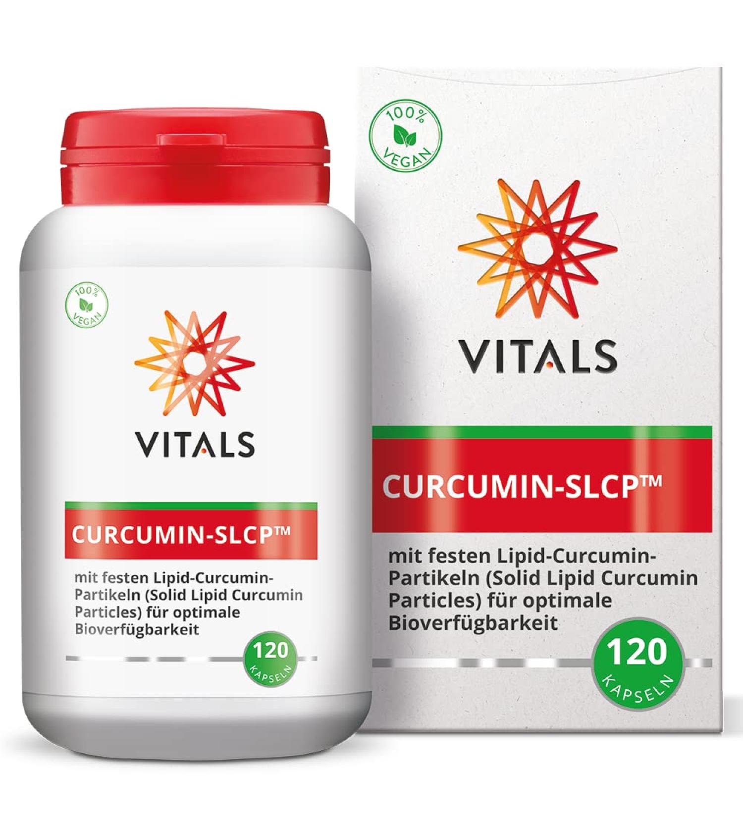Vital Curcumin SLCP - Vegan 120 Capsules | Optimal Bioavailability & Inflammation Support - Buy Online on GoSupps.com