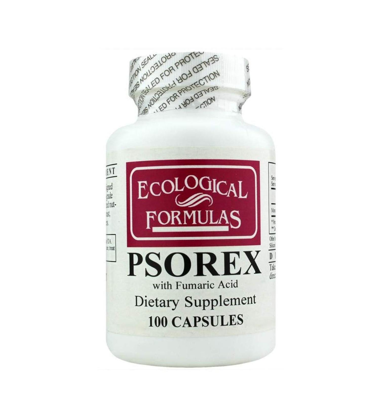 Ecological Formulas Psorex with Fumaric Acid White 100 Count