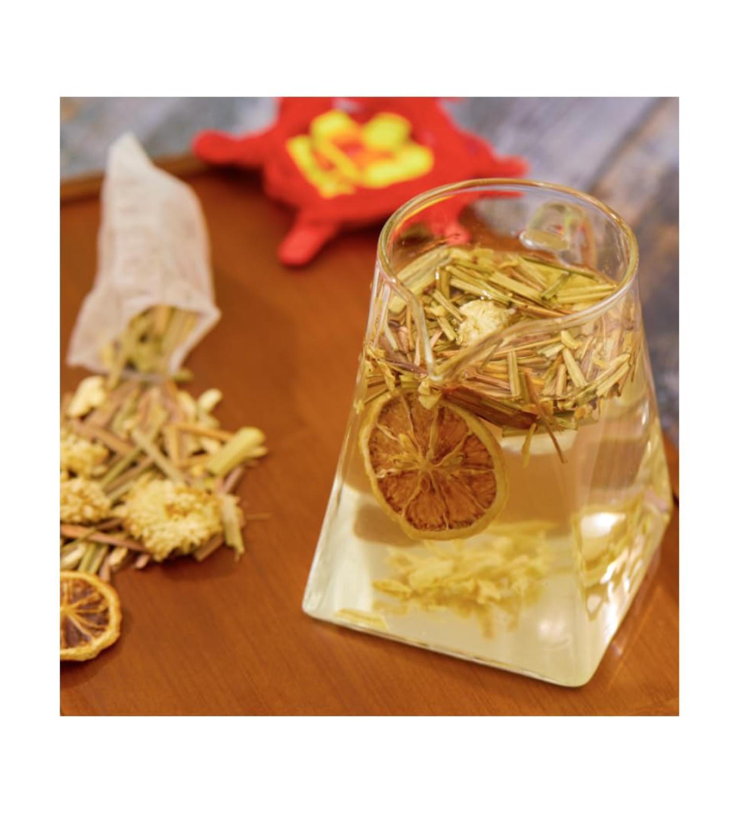 Add Fruits Tisane Ginger Booster Gingembre Citronnelle Camomille Citron 20 Sachets 150g Sans Th ine Biod gradable