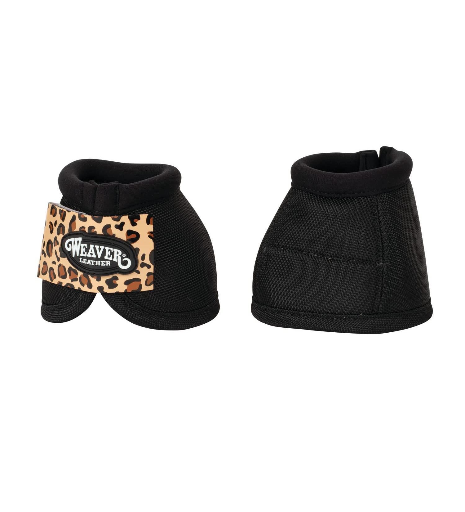 Weaver Leather No-Twist Bell Boots L Leopard