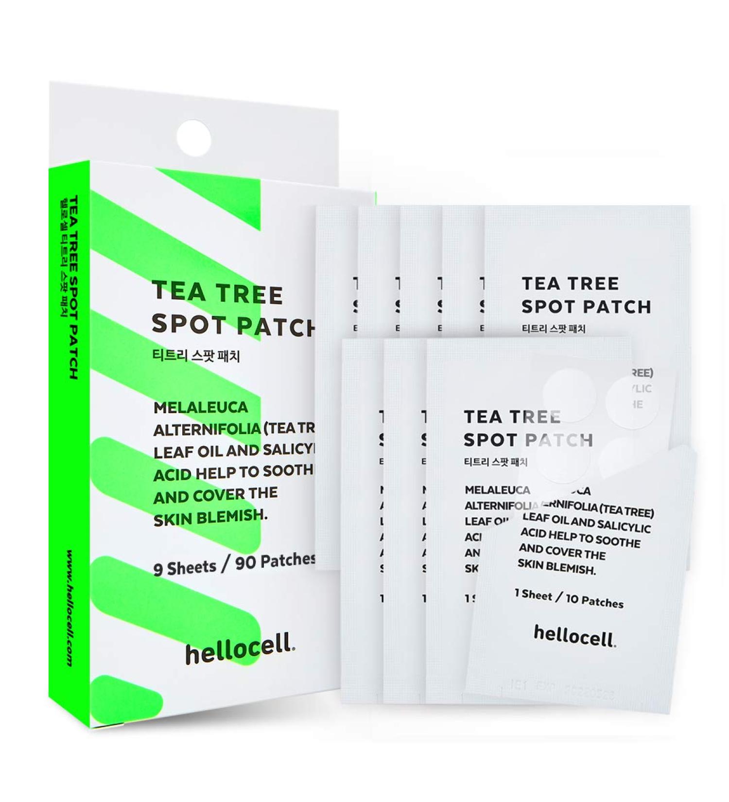 Tea Tree Spot Patch 90 Dots with Salicylic Acid for Acne Blemishes - Invisible Bandaids for Covering Pimples - Face Stickers for Blemish Control - 0.55 Inch Patches - Buy Online on GoSupps.com
