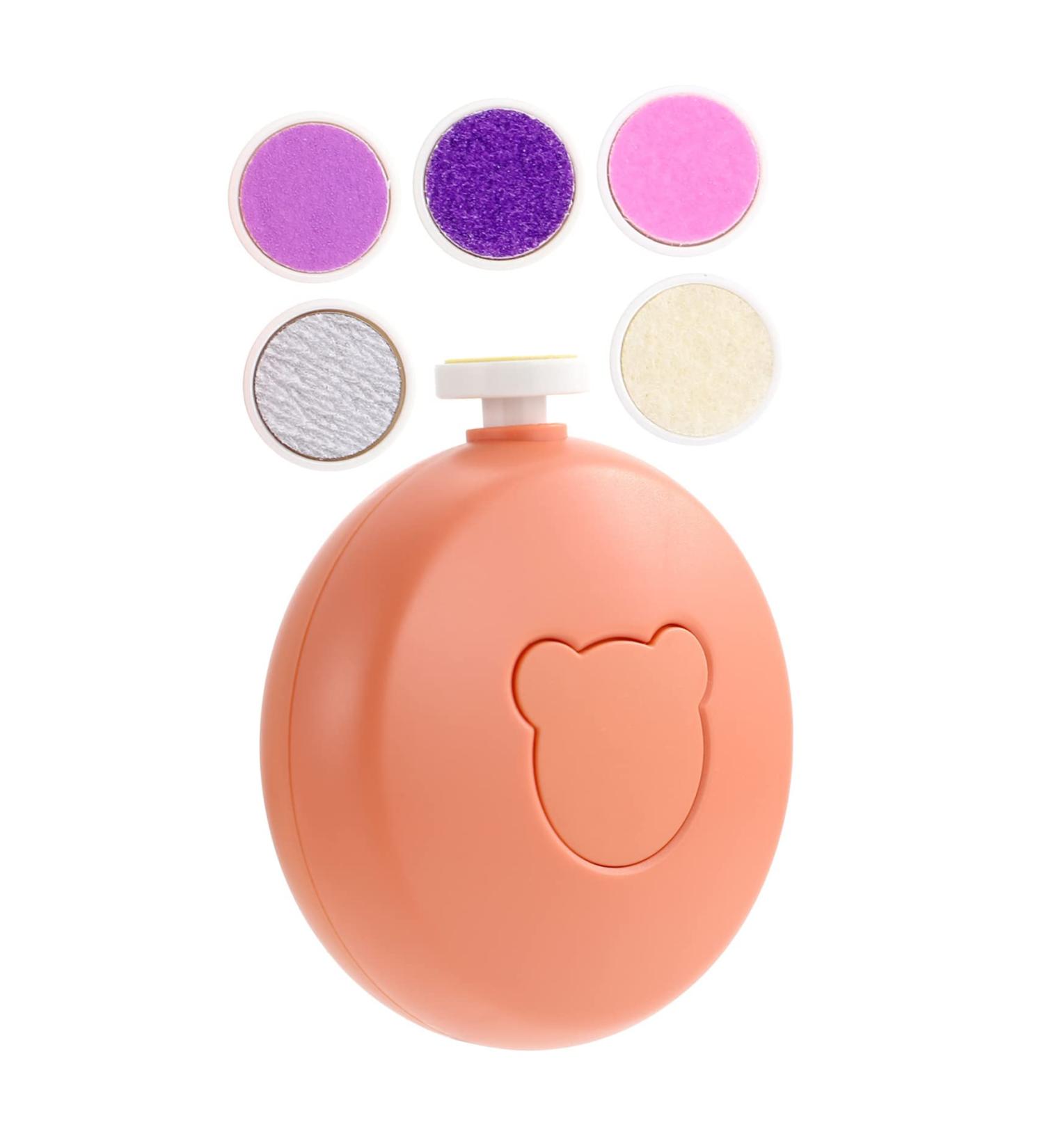 Beatifufu 1 Set Nail Electric Nail Sharpener Nail Polishing Tool Adults Nail Care Polishing Tool Manicure Kit Pedicure Tool Nail Trimmer Safe Adults Nail Kit 7X7X3CM Orange - Buy Online on GoSupps.com