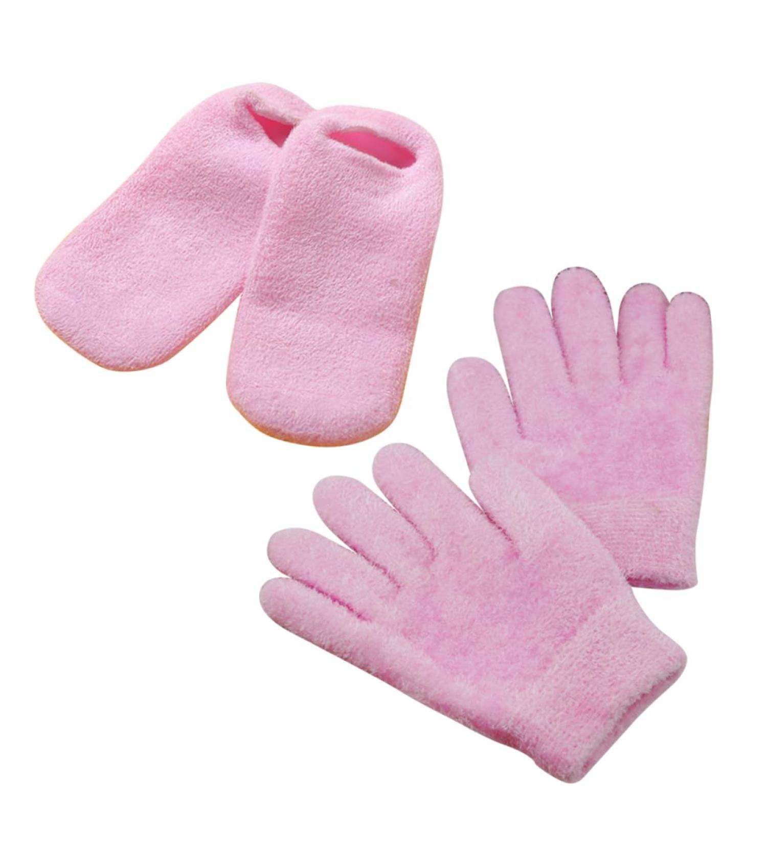 Beavorty 2 Pairs spa Socks Overnight Gloves Gauntlet spa moisturizing Socks Mitten Paraffin Grooming Glove Nighttime Gloves Gelt spa Gloves Moisturizing Gel Gloves Wristband Essential Oil - Buy Online on GoSupps.com