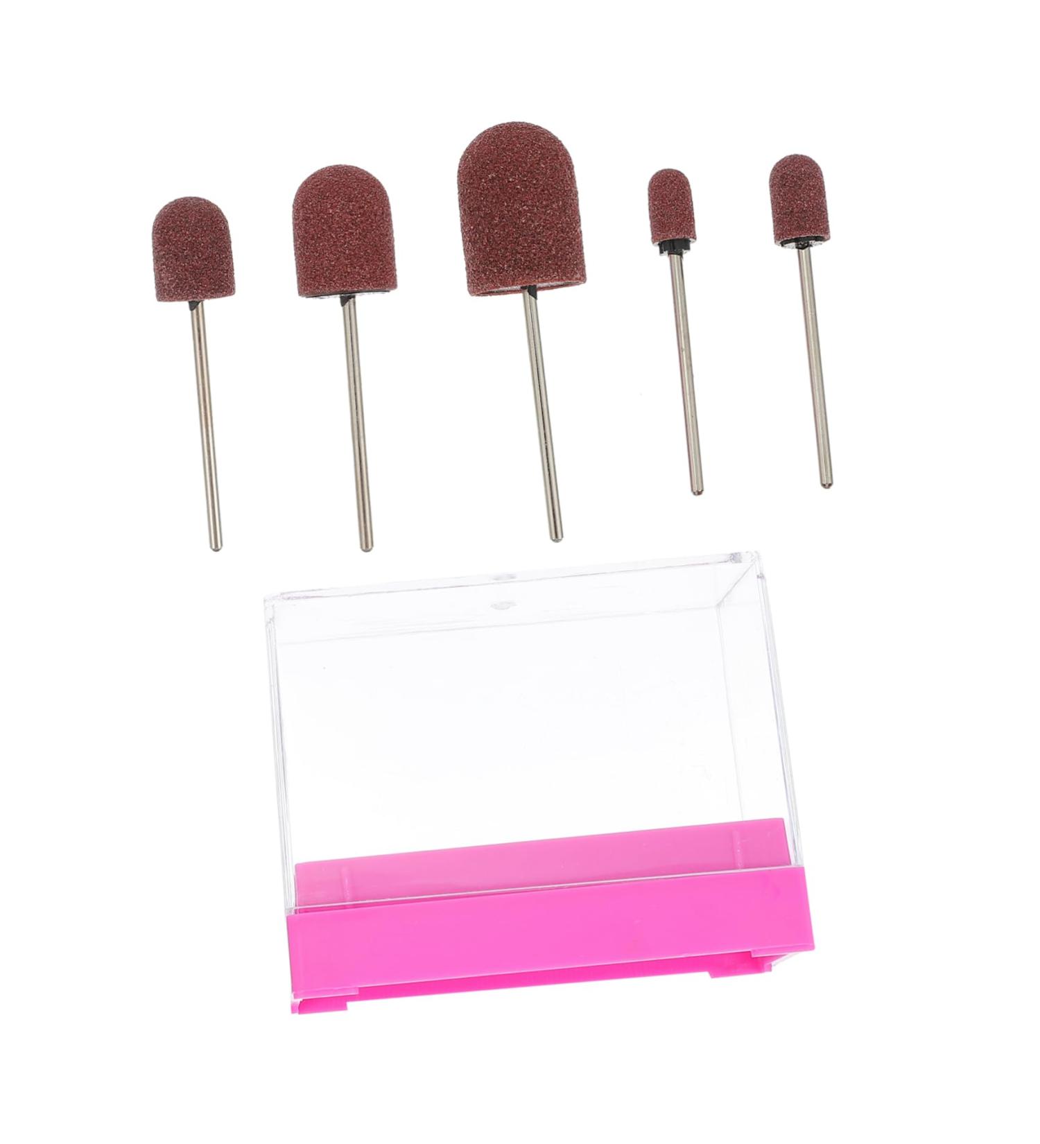 Toddmomy 1 Set Nail Sand Ring Cap Manicure Kit Nails Kit Set Manicure Set Nail Drill Bit Set for Nail Clean Drill Set Felt Wool Nail Drill Bit Rosy Manicure Tool Nail Art Accessory Hard 8x6cm Rosy - Buy Online on GoSupps.com