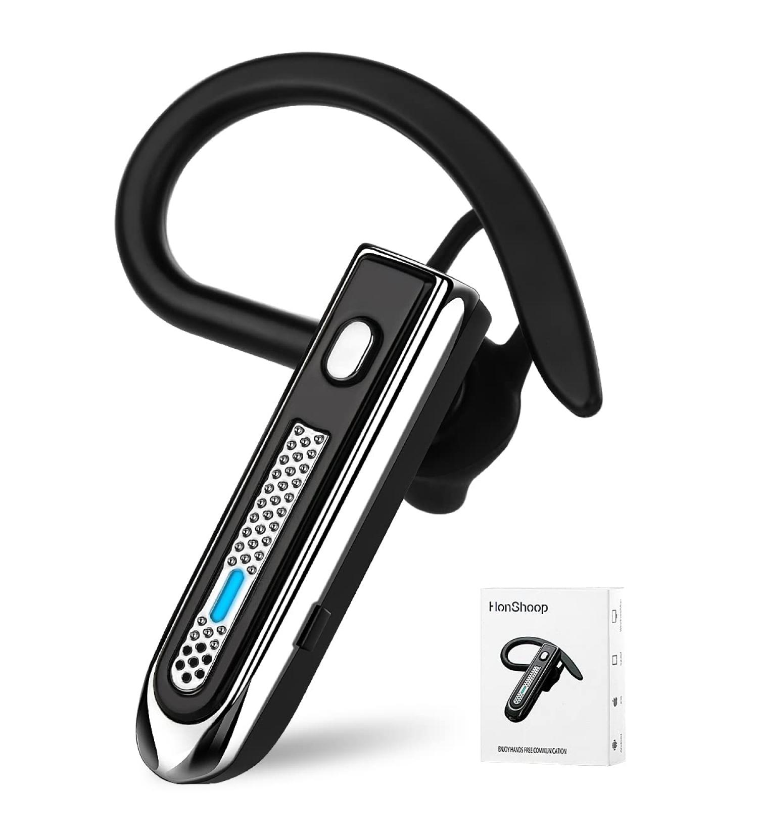 Englear Bluetooth Headset - Wireless Noise Canceling Earpiece for Cellphones and Truckers (Dark Gray) - Buy Online on GoSupps.com
