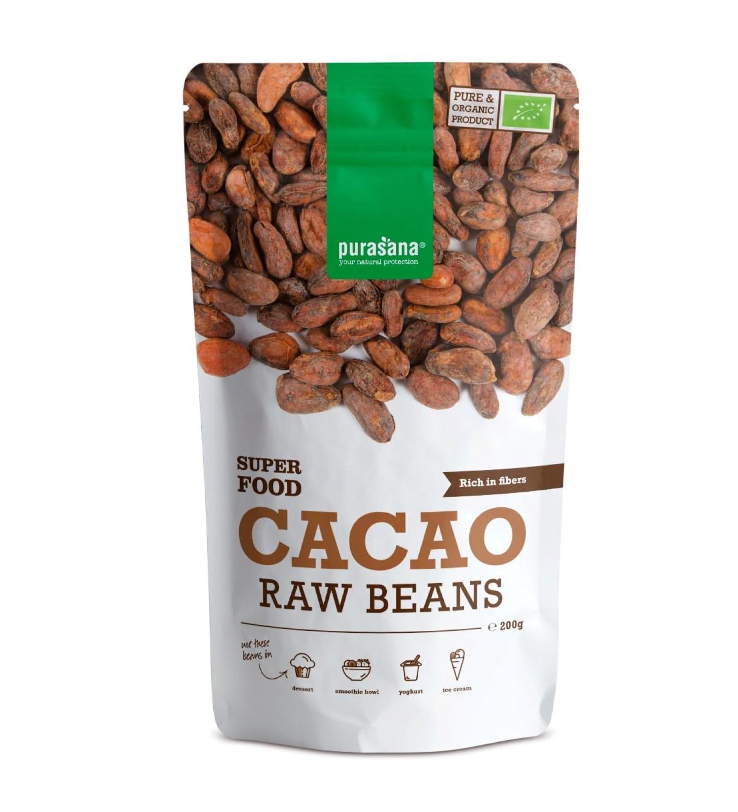 Purasana - Cocoa Beans Cocoa Beans Be-Bio-02 - 200 G