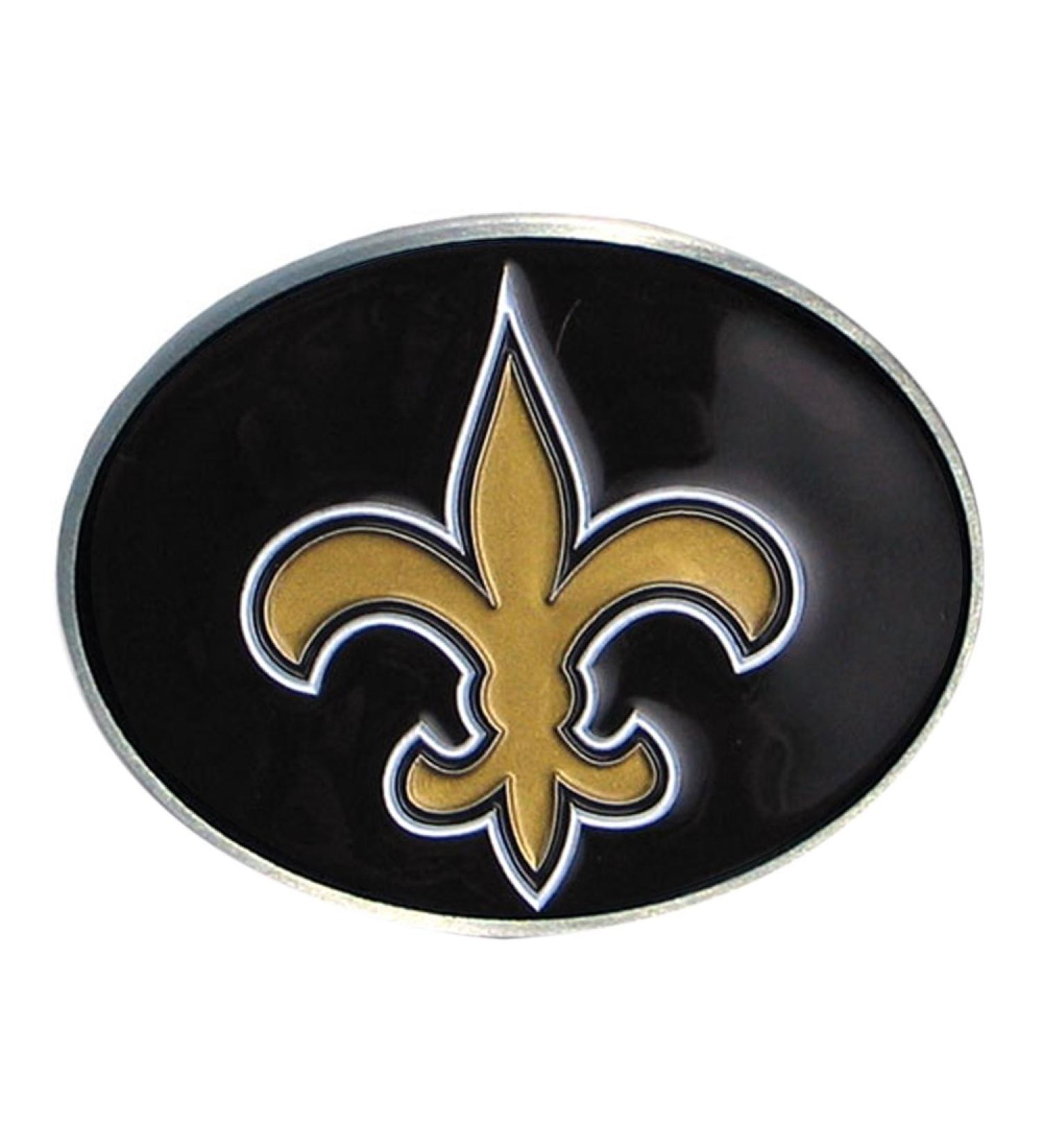 Siskiyou Sports NFL Unisex-Adult Logo Belt Buckle New Orleans Saints One Size New Orleans Saints