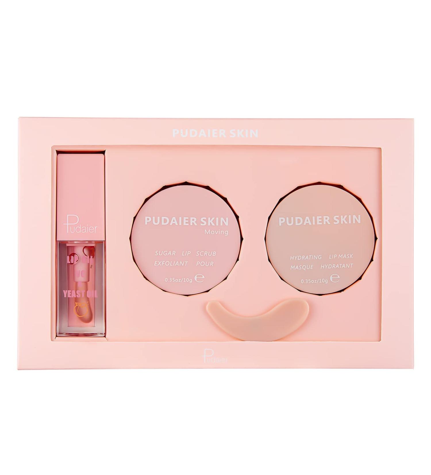 3-Piece Lip Care Kit: Hydrating Lip Glow Oil, Moisturizing Lip Mask, Exfoliating Lip Scrub - Plumping Makeup Set for Shiny, Nourishing, and Moisturized Lips - Dry Lips Treatment - Buy Online on GoSupps.com