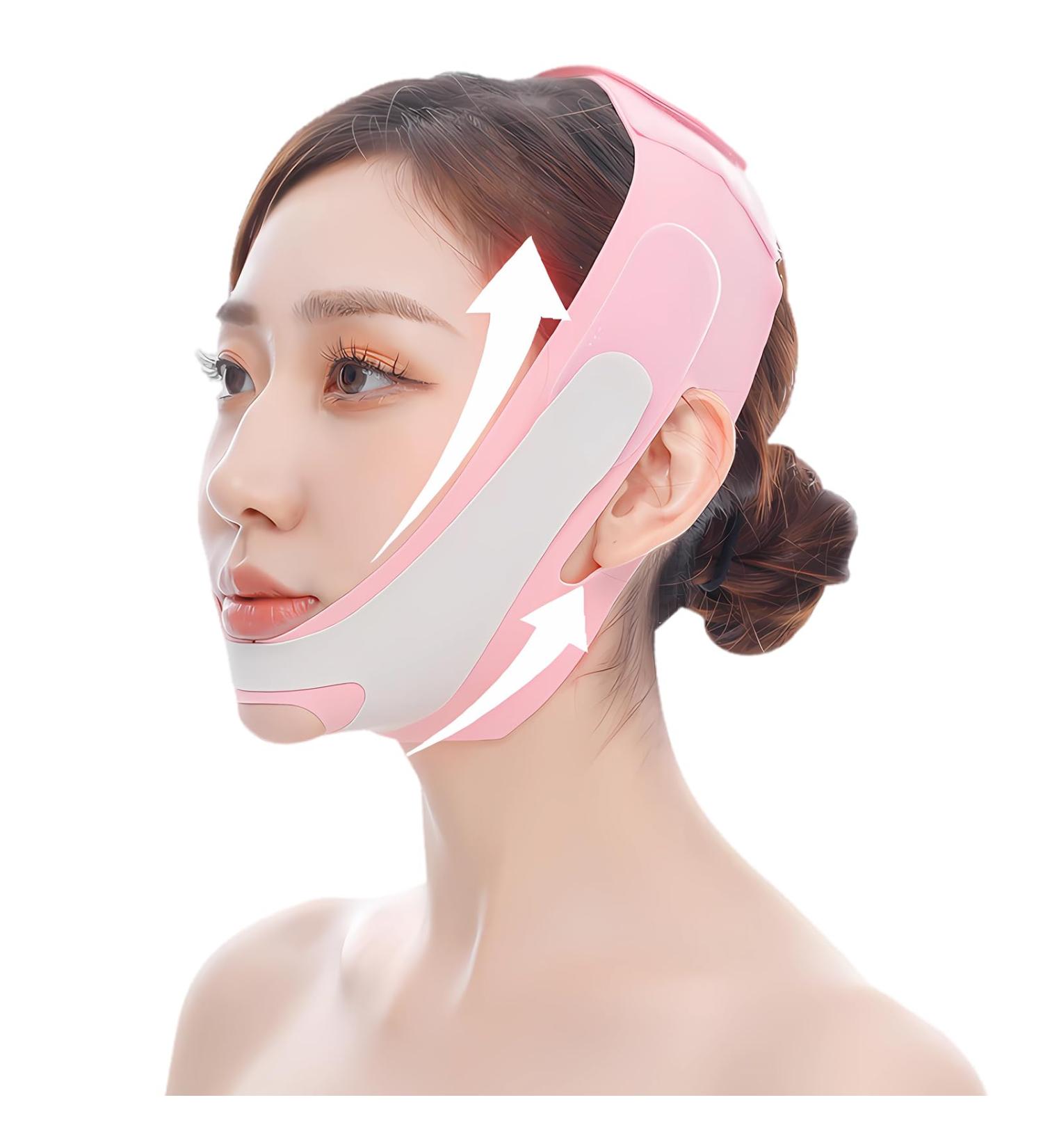 Far Infrared Chin Strap for Women | Comfortable & Breathable V Line Mask | Reusable Chin Support - Buy Online on GoSupps.com