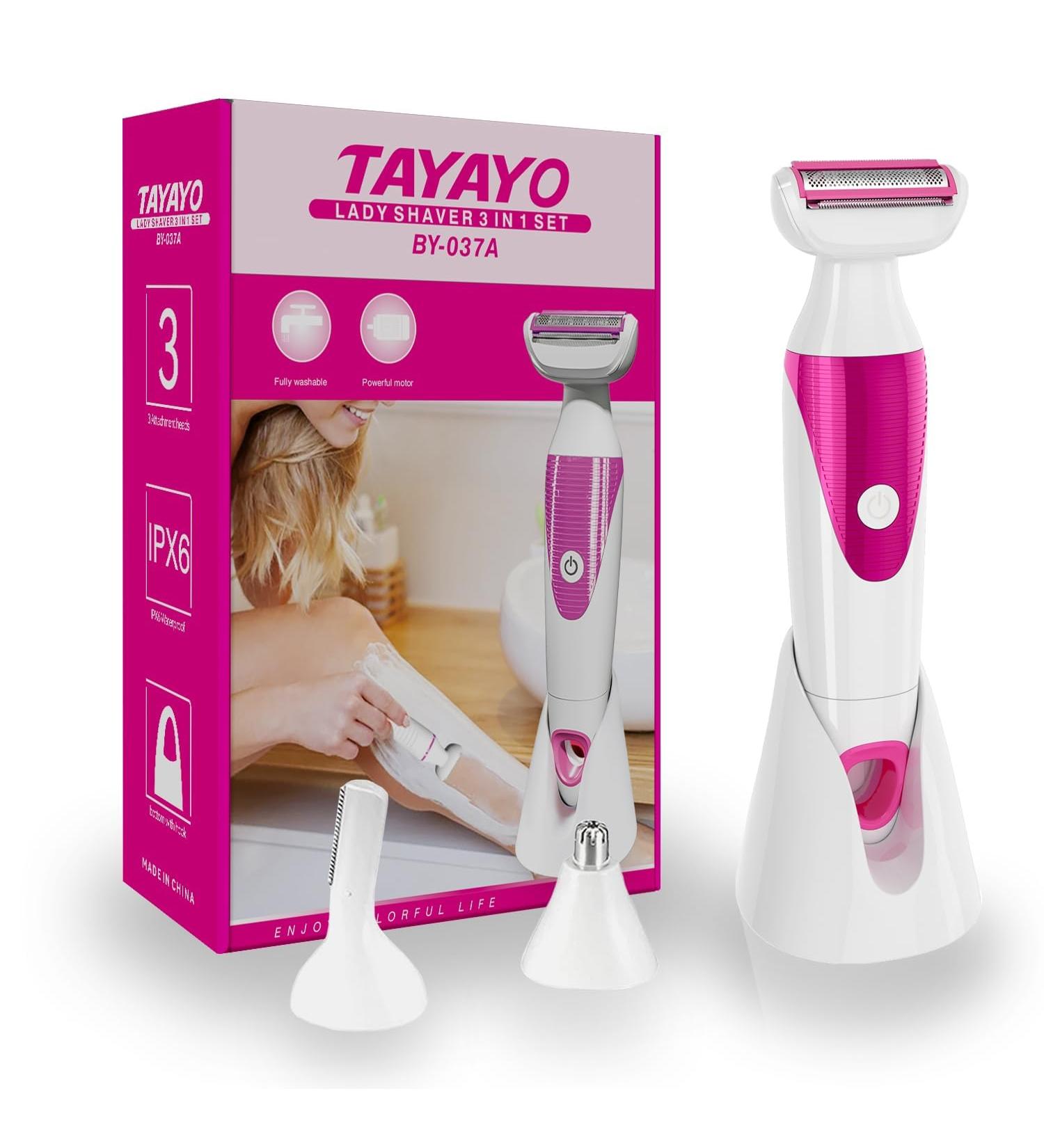 Buy Women's Electric Shaver - 3 in 1 Leg Razor | Perfect Birthday Gifts for Girls - Buy Online on GoSupps.com