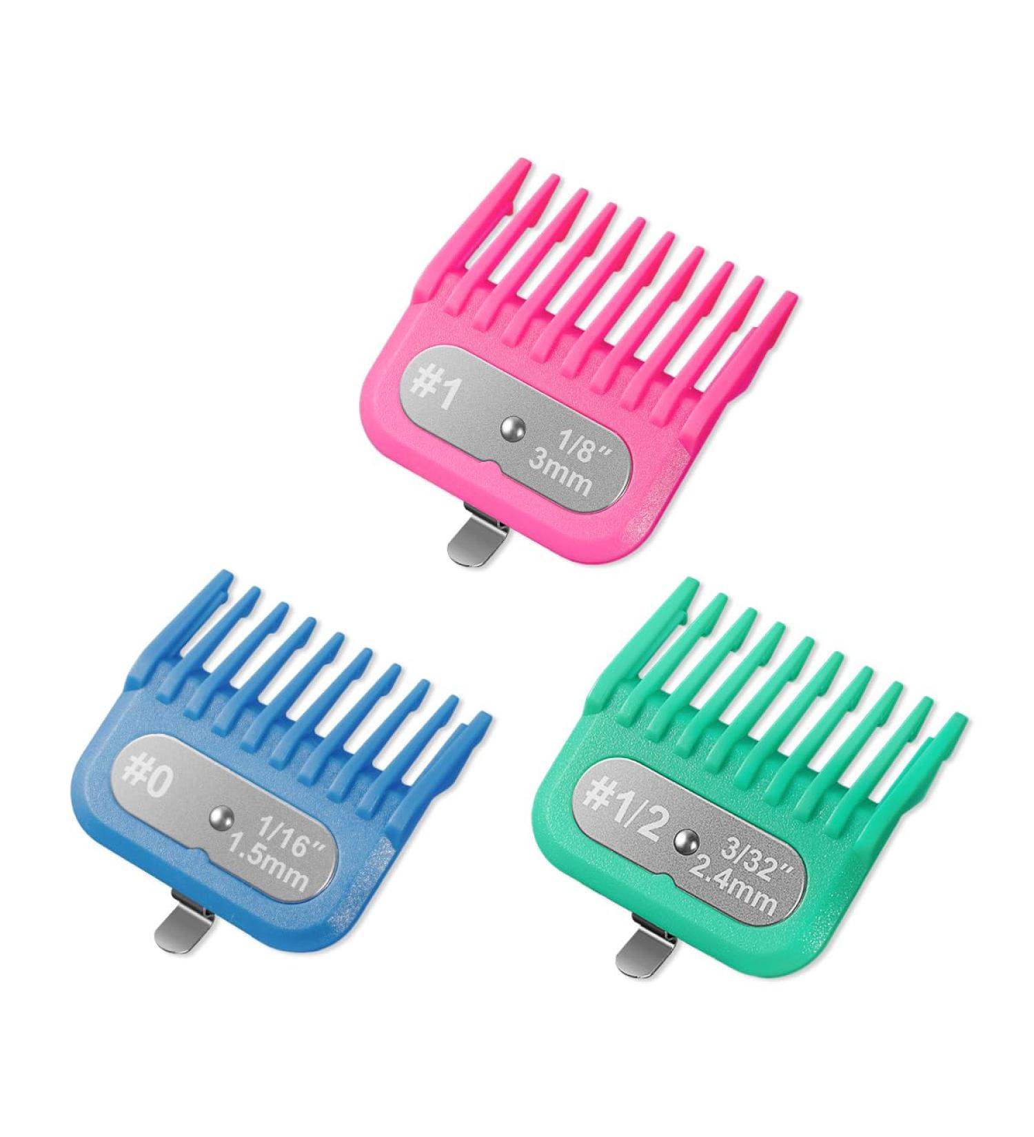 Shop 3 Clipper Guards for Andis & Oster - Replacement Guides Size #0 1/2 1 | International Shipping Available - Buy Online on GoSupps.com
