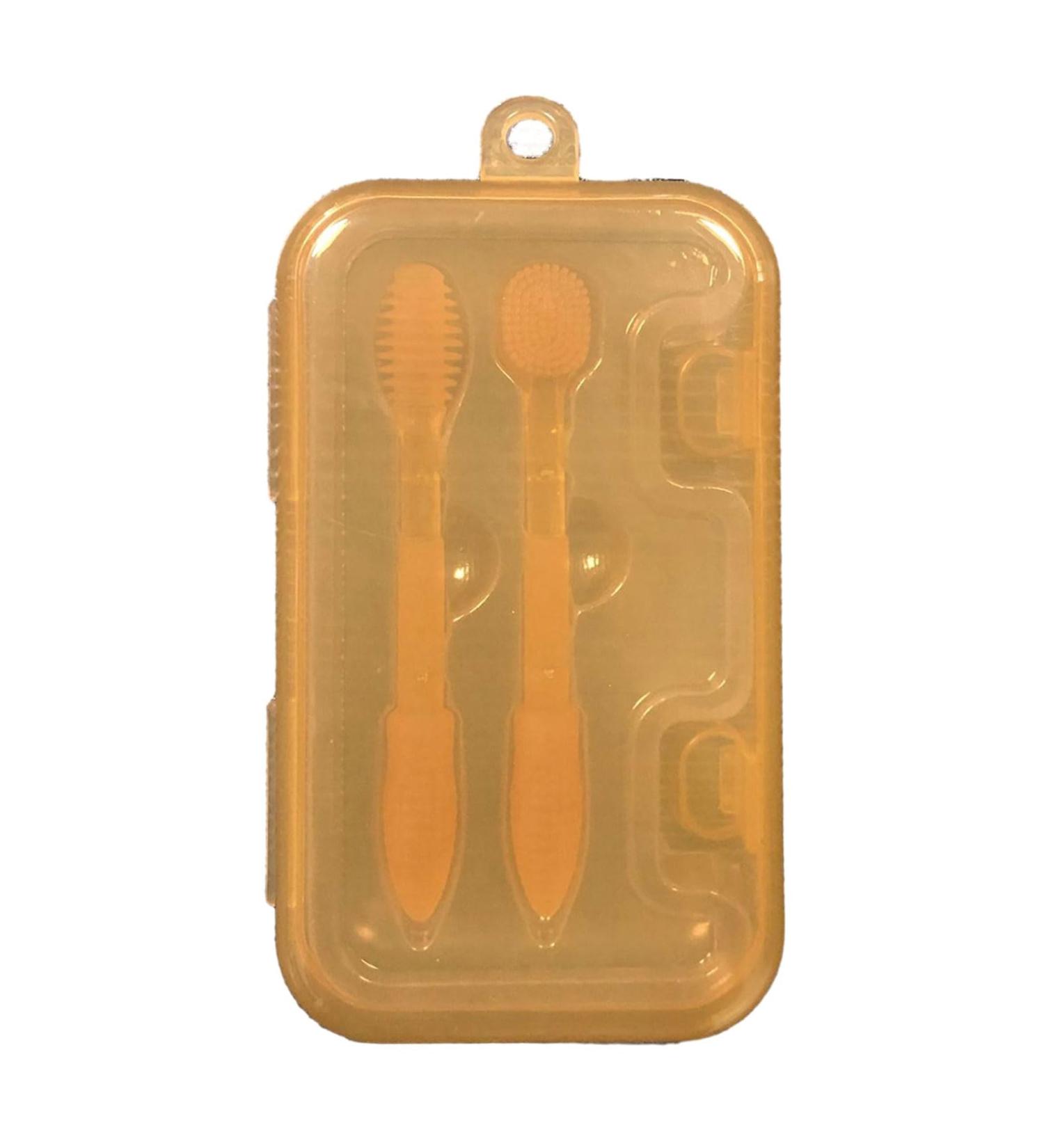 Silicone Toddler Toothbrush & Gum Care | Baby Training Toothbrush & Tongue Cleaner - Buy Online on GoSupps.com