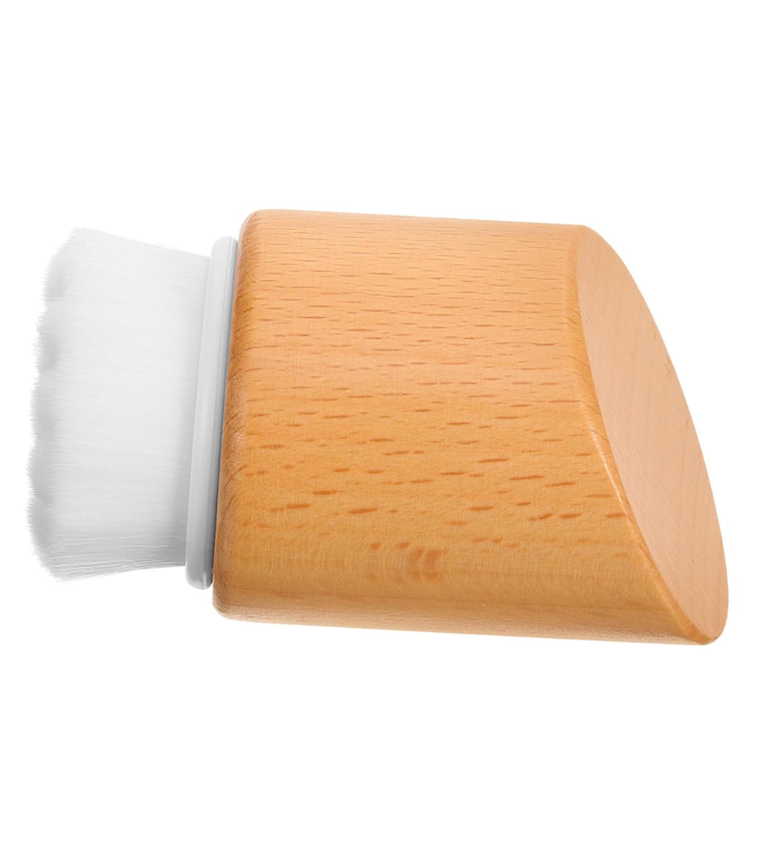 Angoily The Lazy exfoliating Brush Bath Brush washbasin Scrub Wood The face Clean Makeup Remover Brush Fiber Cleansing Brush Manual Cleaner Wooden face Brush face Cleaning Brush - Buy Online on GoSupps.com