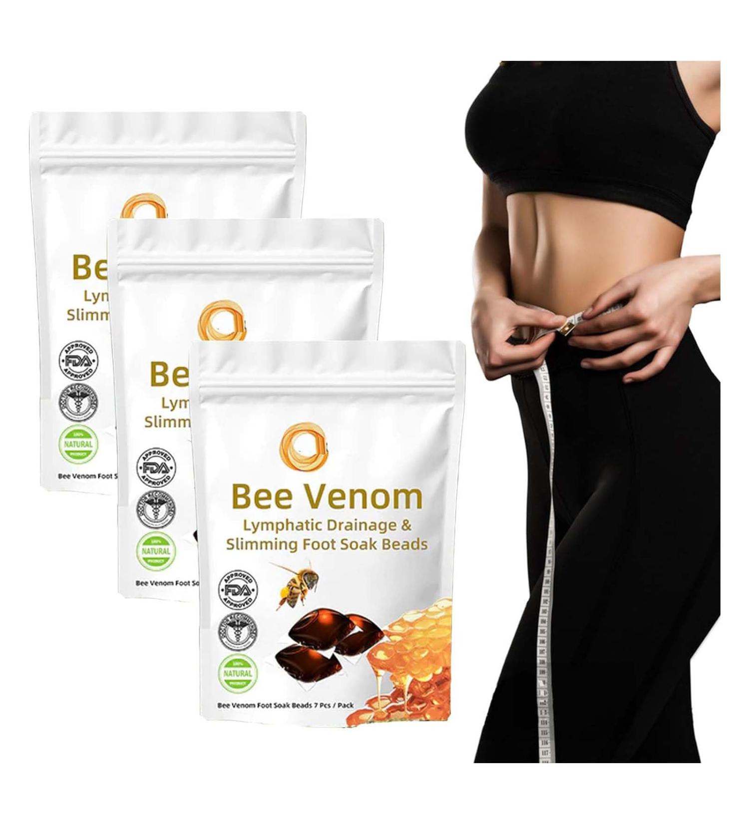 Bee Venom Lymphatic Drainage & Slimming Foot Soak Beads Bee Venom Foot Soak Bee Venom Lymphatic Drainage Foot Soak Beads Aprolo Detoxingherbs Cleansing Foot Soak Beads Relief Relax (3Bags) - Buy Online on GoSupps.com