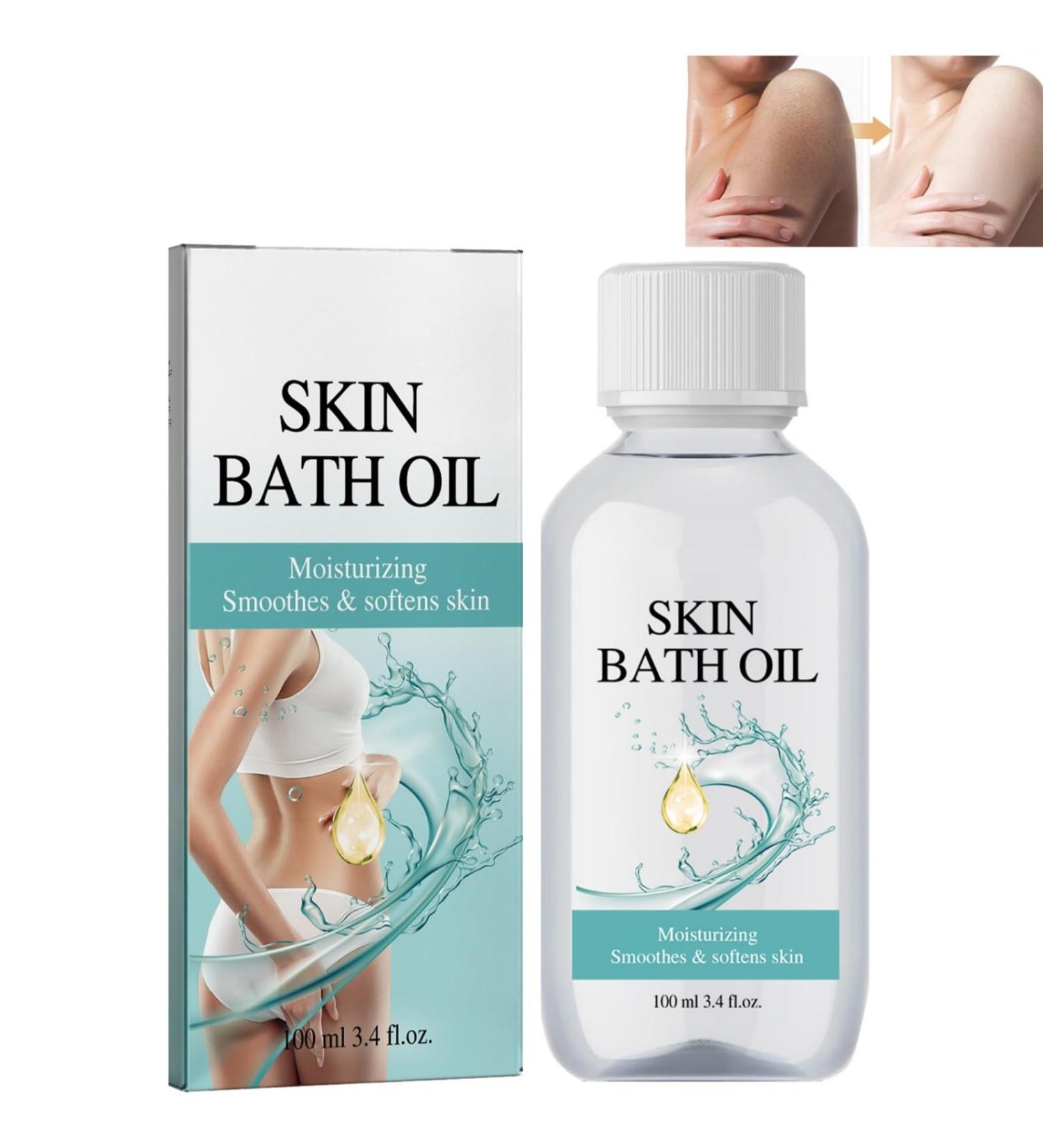 ZHJZGS Bath Oil for Skin - Moisturizing Exfoliating Smoothing & Softens Dry/Rough Skin - Deeply Moisturizing Bath & Shower Oil to Reduce Dark Spots and Blackspots (1 - Buy Online on GoSupps.com