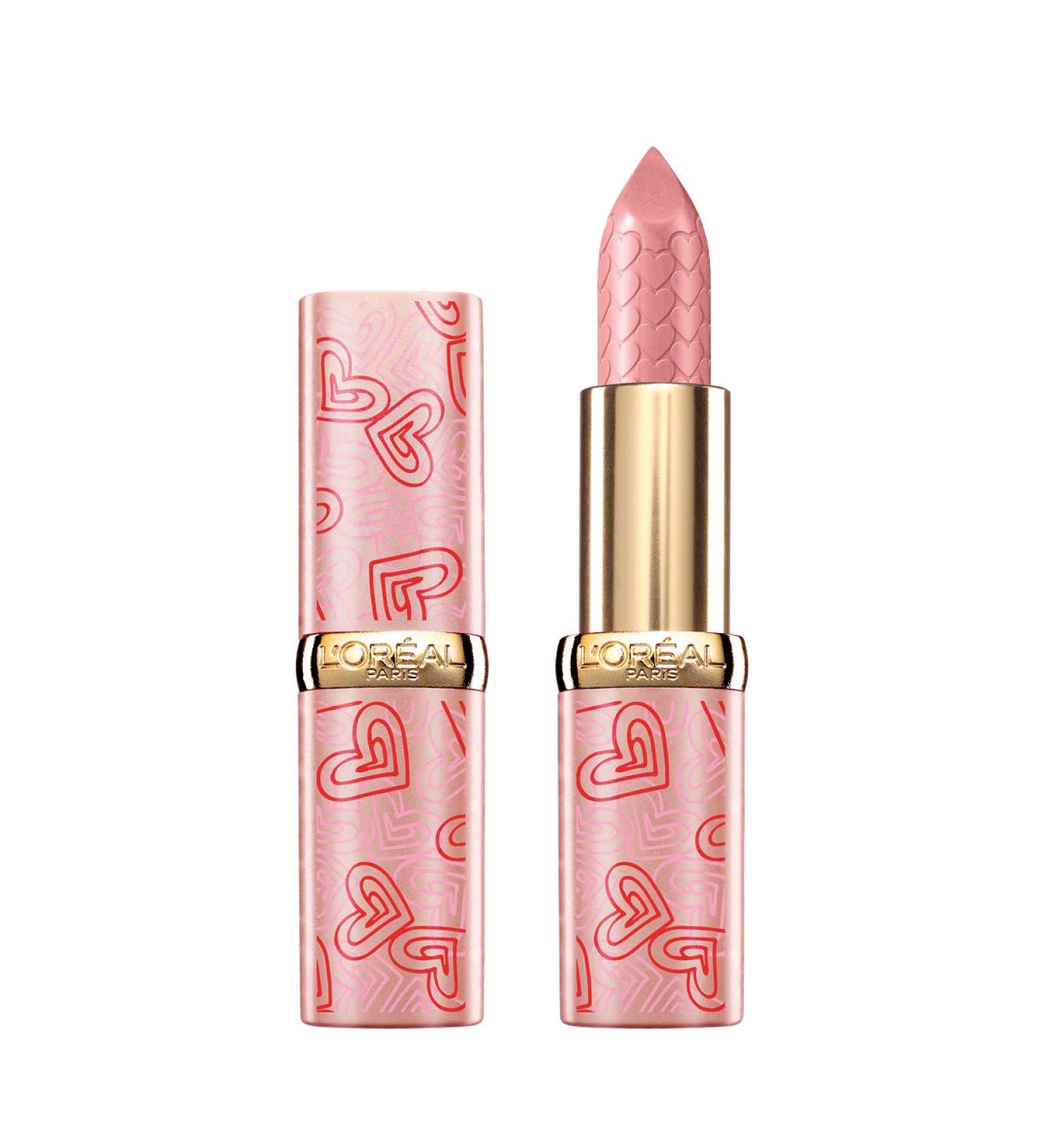 L'Or al Paris Makeup Limited Edition Je T'Aime Color Riche Lipstick 235 Nude - Full Color Satin Finish | International Shipping Available - Buy Online on GoSupps.com