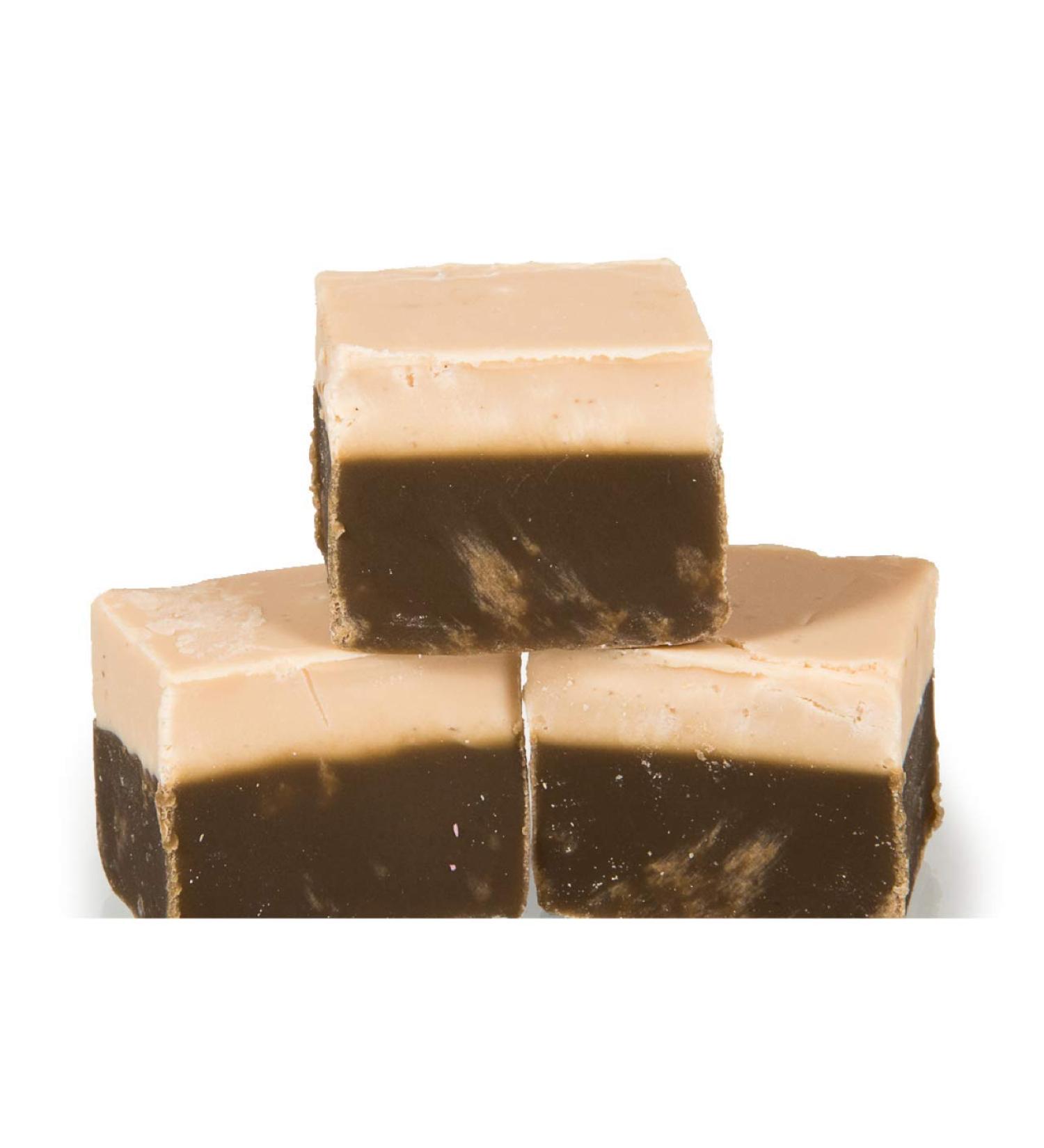 The Fudge Factory - Cappuccino Flavour Cubed Fudge - 2kg Tub FFCAFT