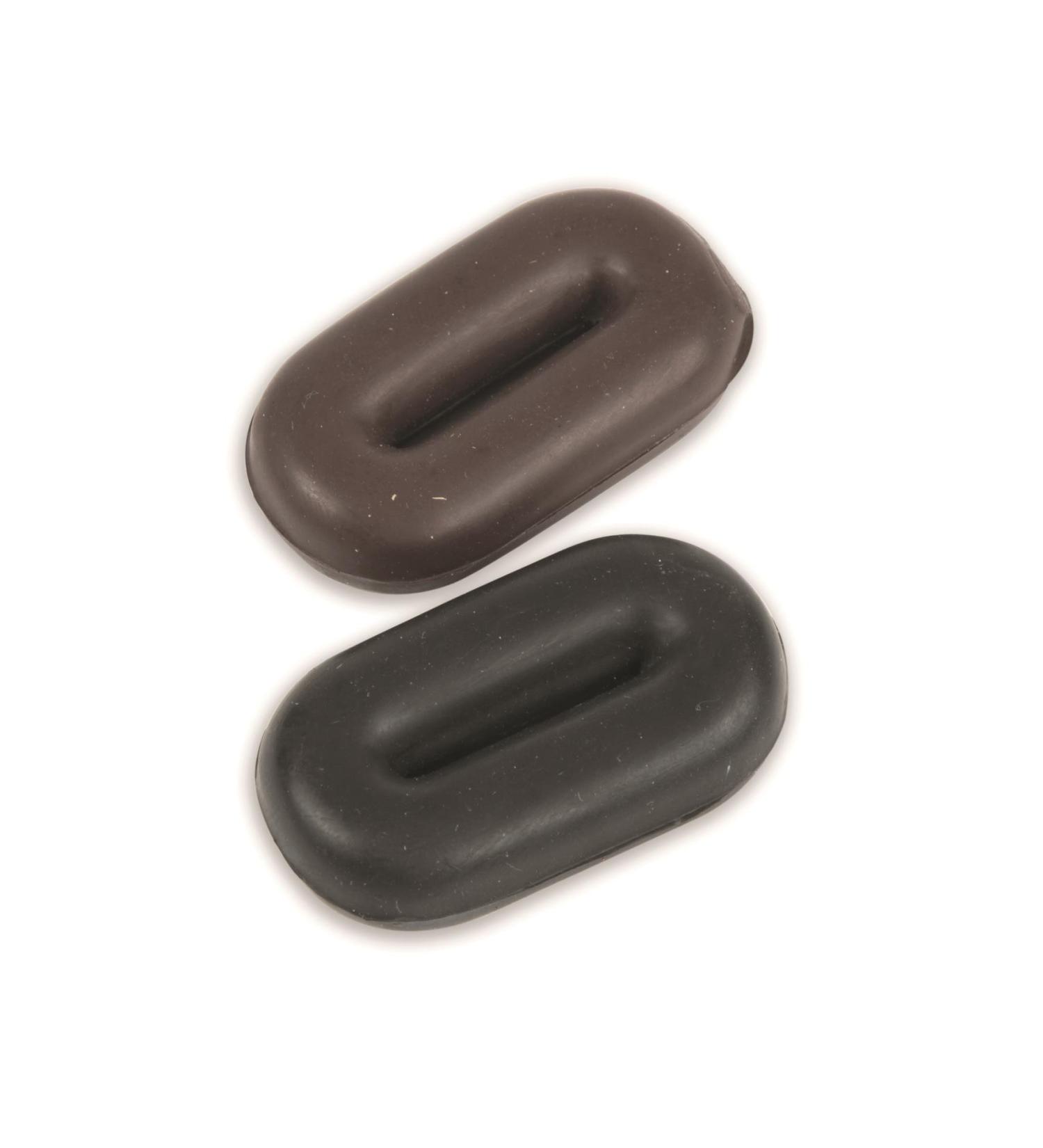 Shires Martingale Stops black/brown