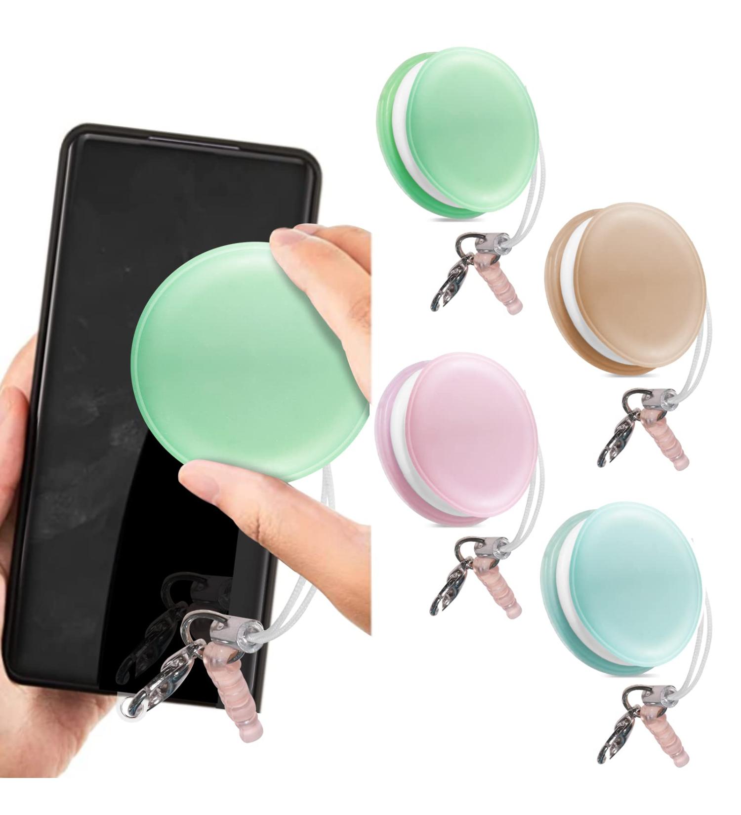 4 PCS Macaron Shape Mobile Phone Screen Wipes - Portable Mini Cleaning Cloth Set for Phone, iPad, Glasses, Computer - Buy Online on GoSupps.com