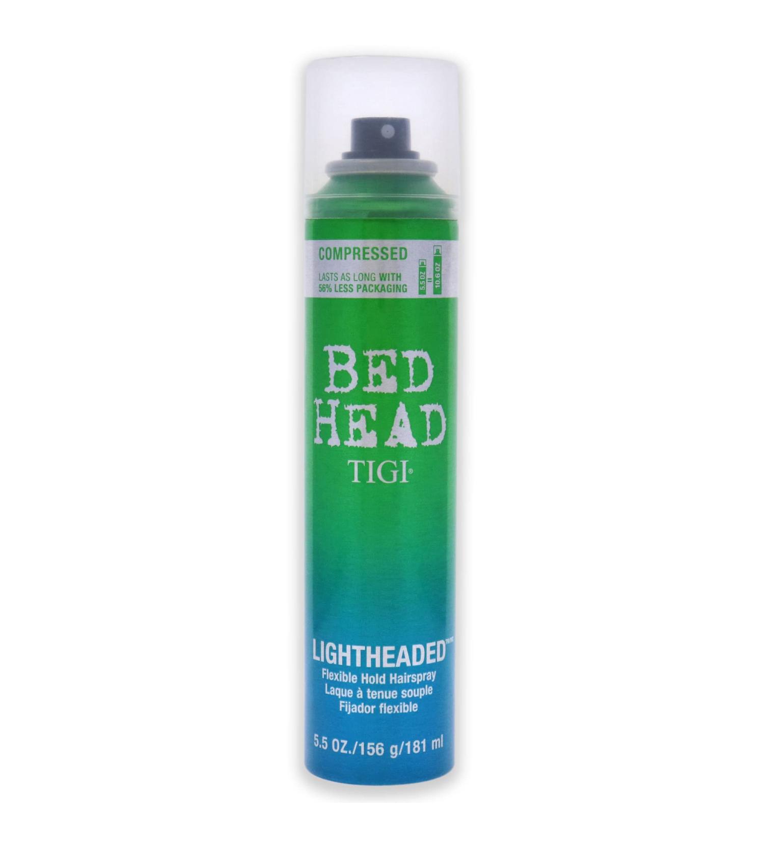TIGI Bed Head Lightheaded Flexible Hold Hairspray Unisex Hair Spray 5.5 oz 5.5 Ounce (Pack of 1)