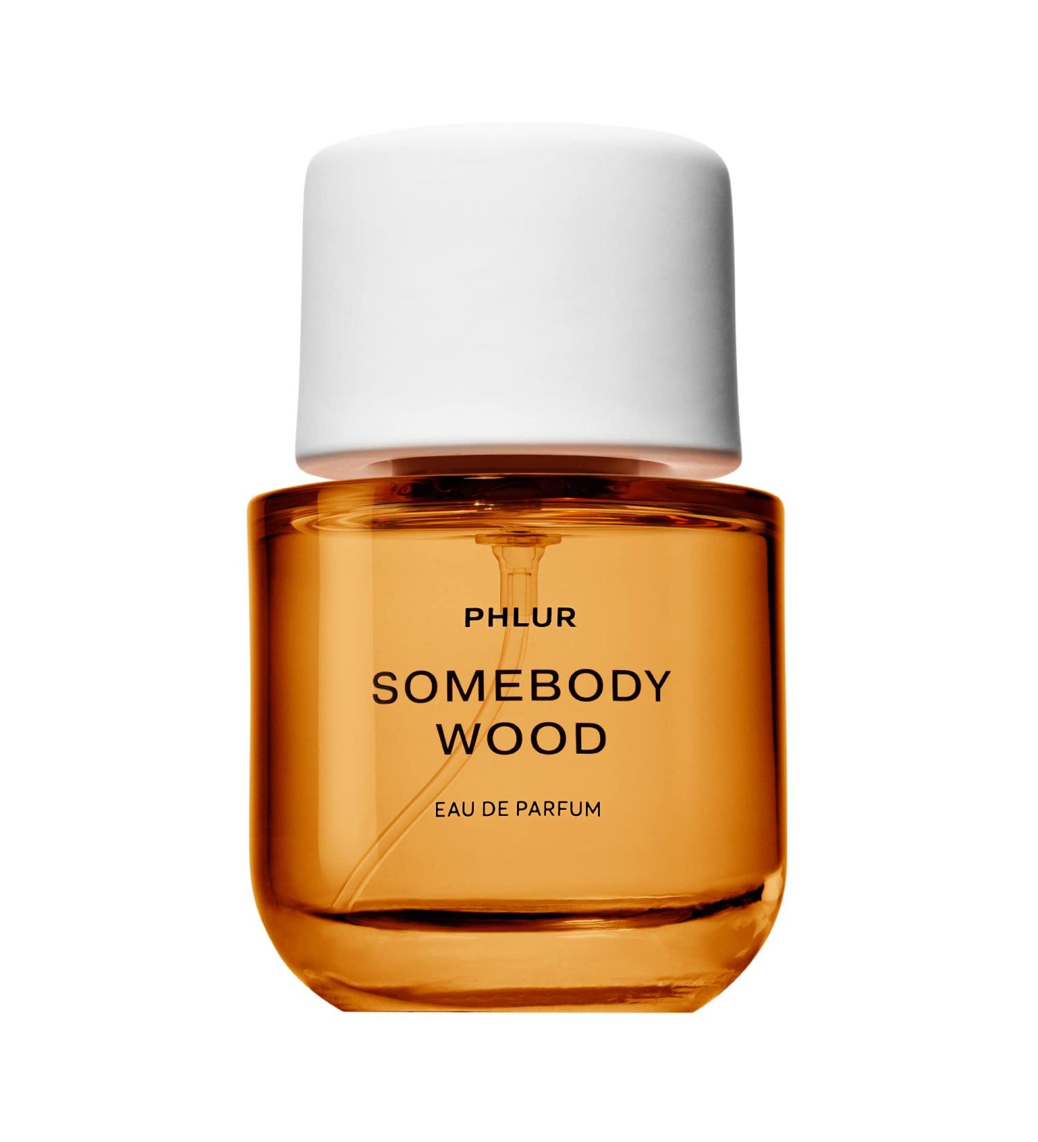 PHLUR Somebody Wood Eau de Parfum - Full Size Perfume for Women & Men Fragrance - Spicy Woody Perfume with Bergamot Lemon Cedarwood Sandalwood Musk & Vanilla (50mL) - Buy Online on GoSupps.com