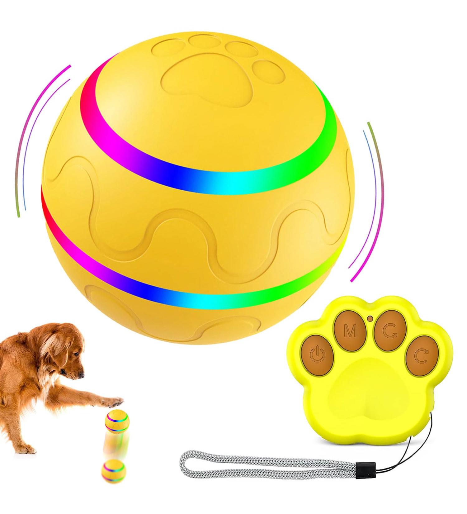 Buy Interactive Self-Strolling Dog Toy Ball | Intelligent Automatic Remote Control Wicked Ball - Perfect for Your Dog! - Buy Online on GoSupps.com