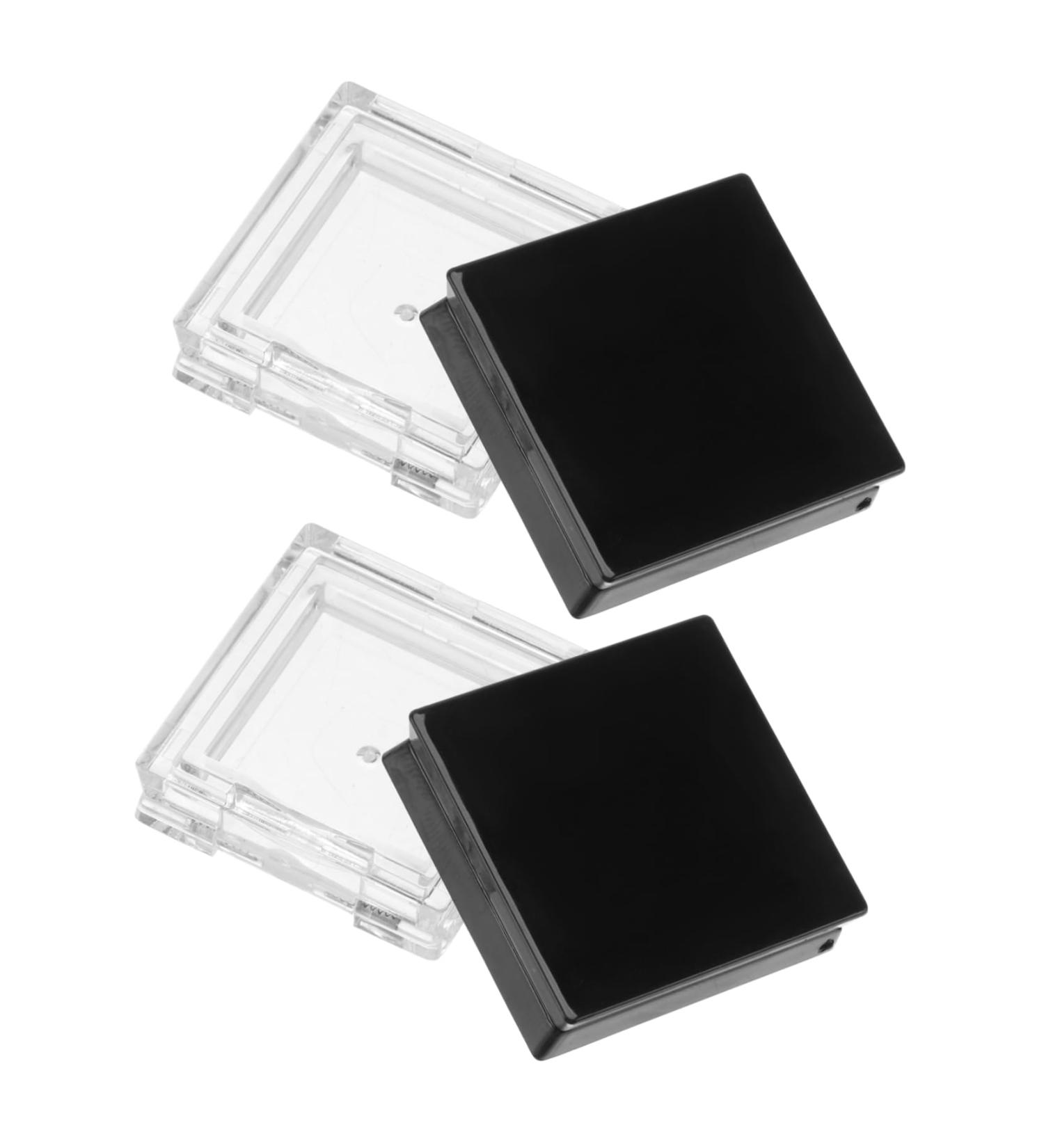 FRCOLOR Makeup Pallette 4pcs Box Eye Shadow Box Travel Makeup Case Mini Lipsticks Makeup Pallete Lipstick Case Blush Make up - Buy Online on GoSupps.com