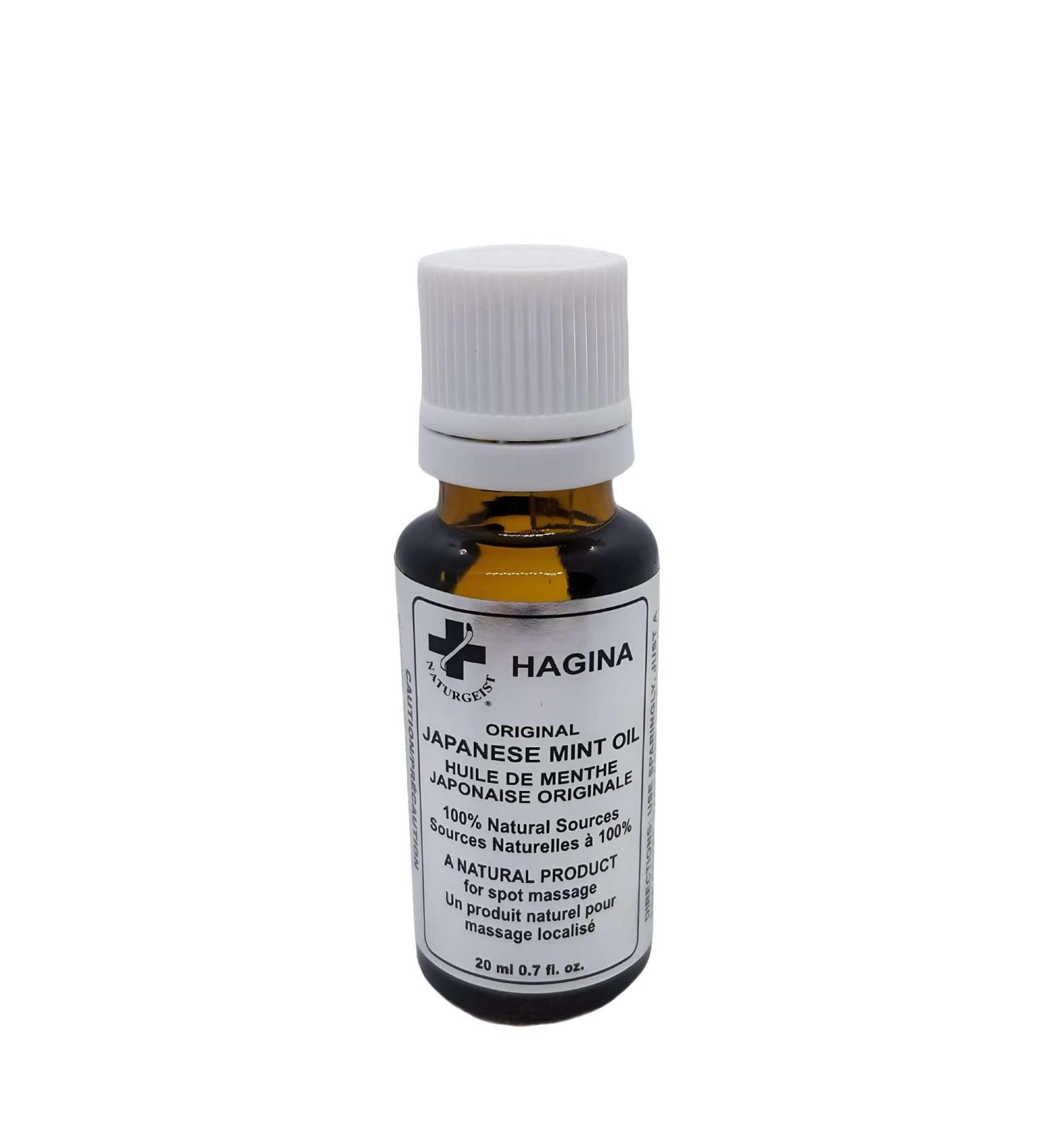 Original Japanese Mint Oil | 100% Natural Essential Oil for Spot Massage | Circulation & Sinus Congestion Relief | 20ml - Buy Online on GoSupps.com