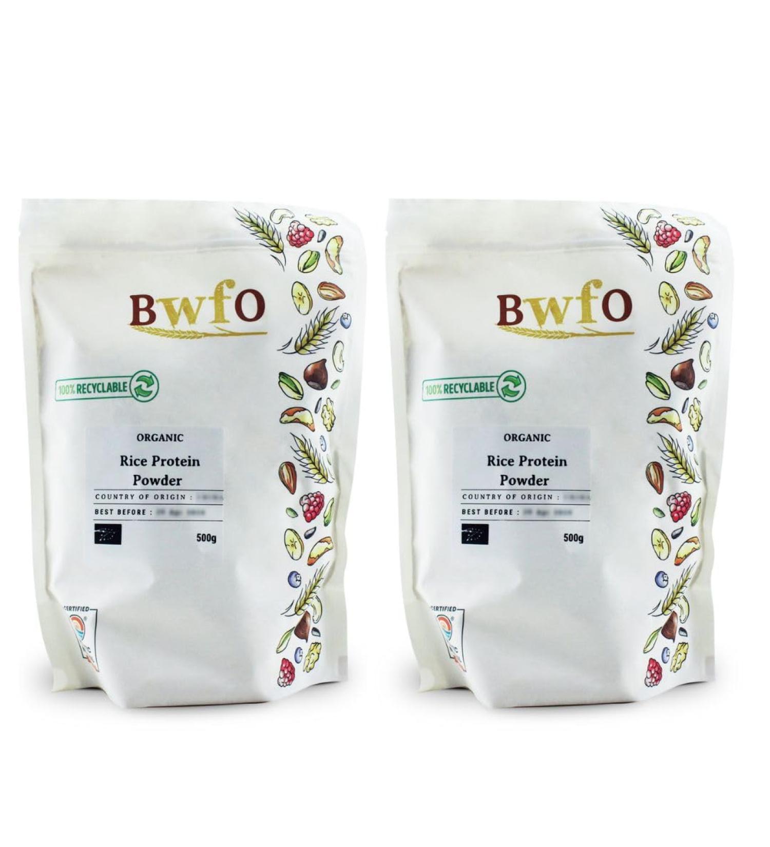 Organic Rice Protein Powder 1kg (BWFO)