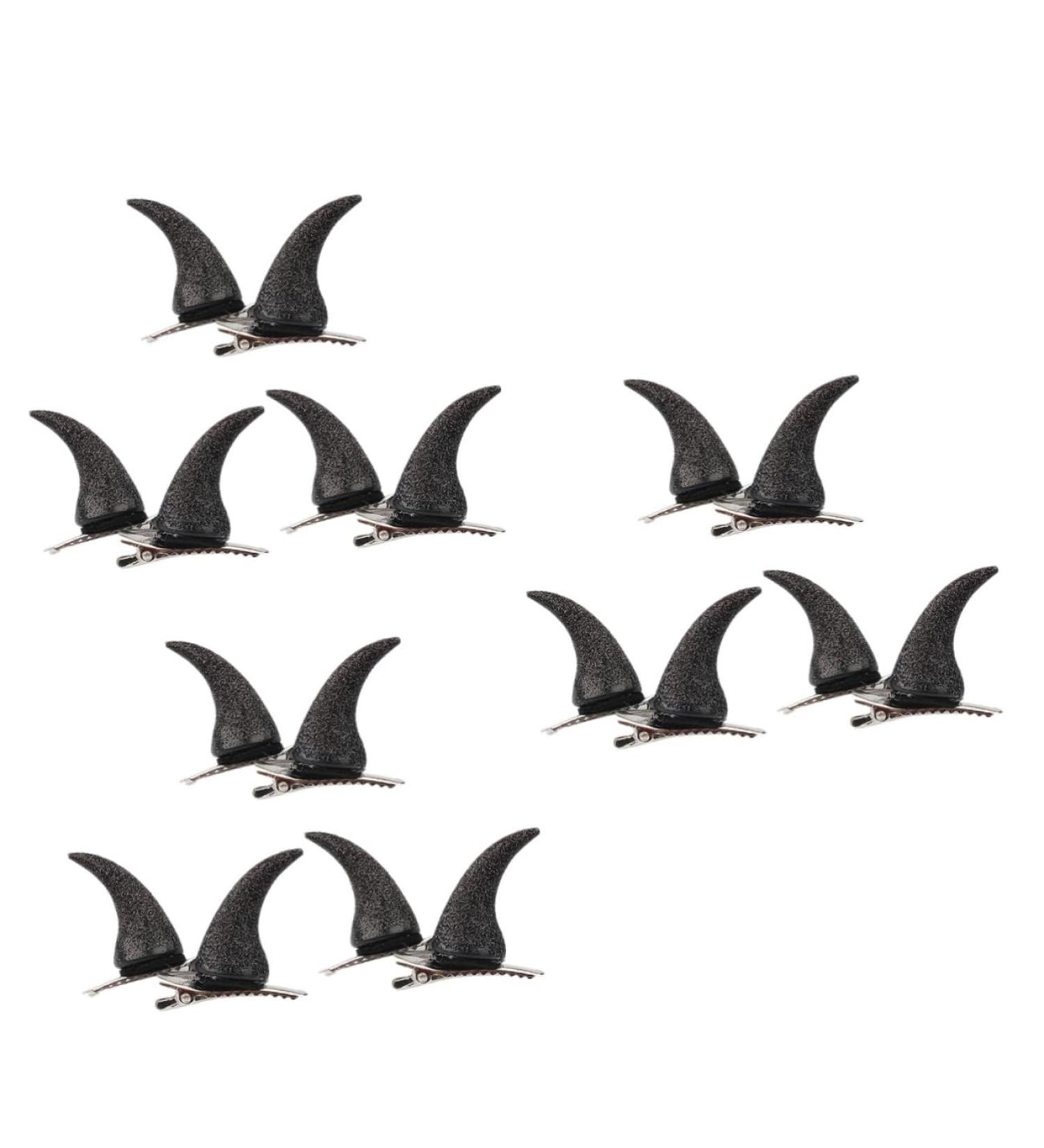 minkissy 9 Pairs Horn Hairpin Cartoon Horn Hair Clips Halloween Devil Horn Hair Pins Halloween Horns Hair Clips Halloween Barrettes Baby Clothing Goth Hair Clips Gothic Apparel Child Metal - Buy Online on GoSupps.com