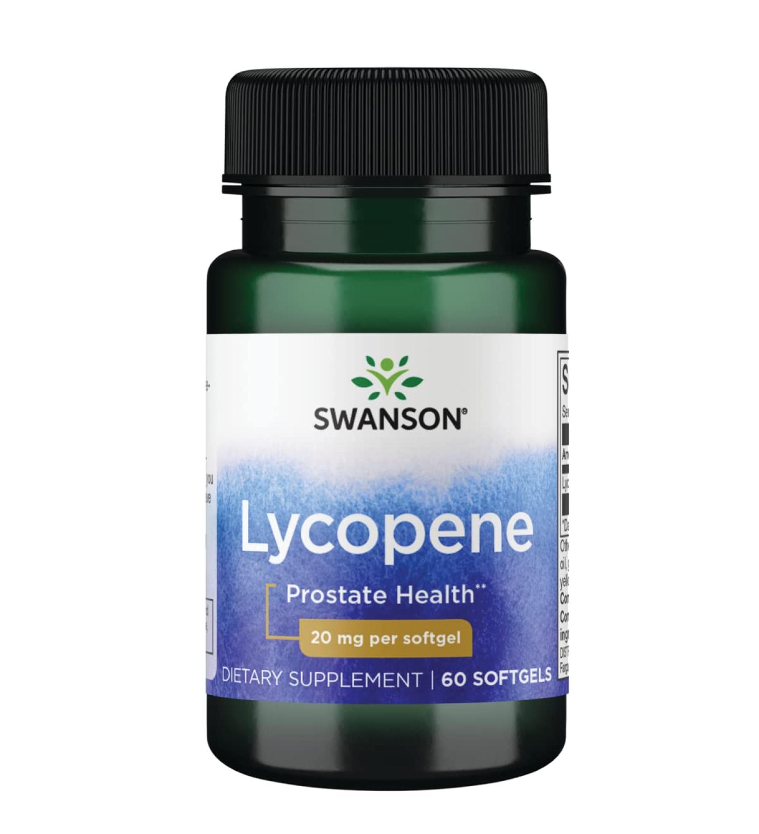 Swanson Lycopene Men's Health Supplement - Prostate & Heart Health Support (60 Softgels) - Buy Online on GoSupps.com
