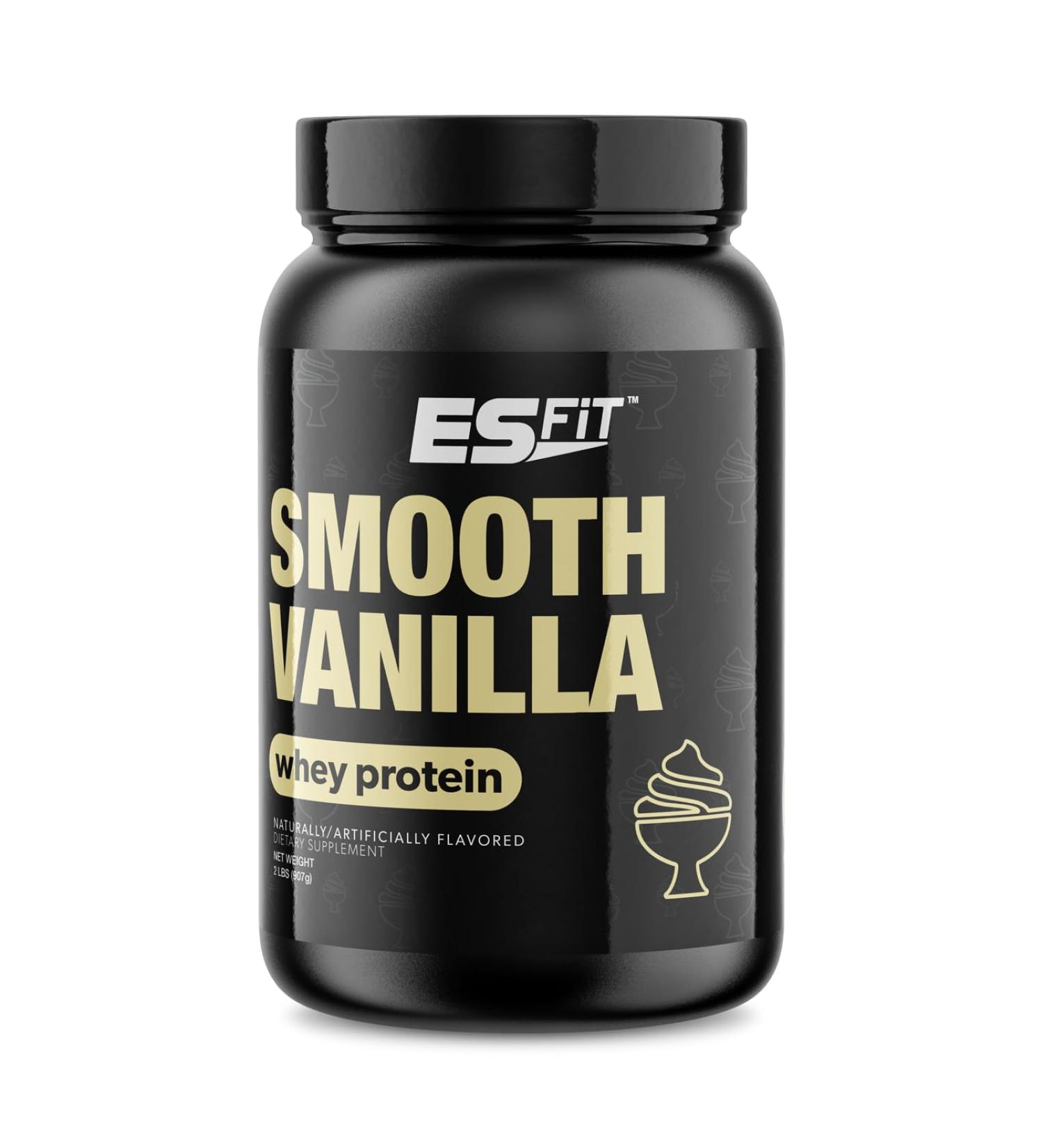 Whey Protein Powder - Non-GMO Muscle Recovery Isolate Smooth Vanilla Flavor 2 lbs BCAAs Tested & Certified - Buy Online on GoSupps.com