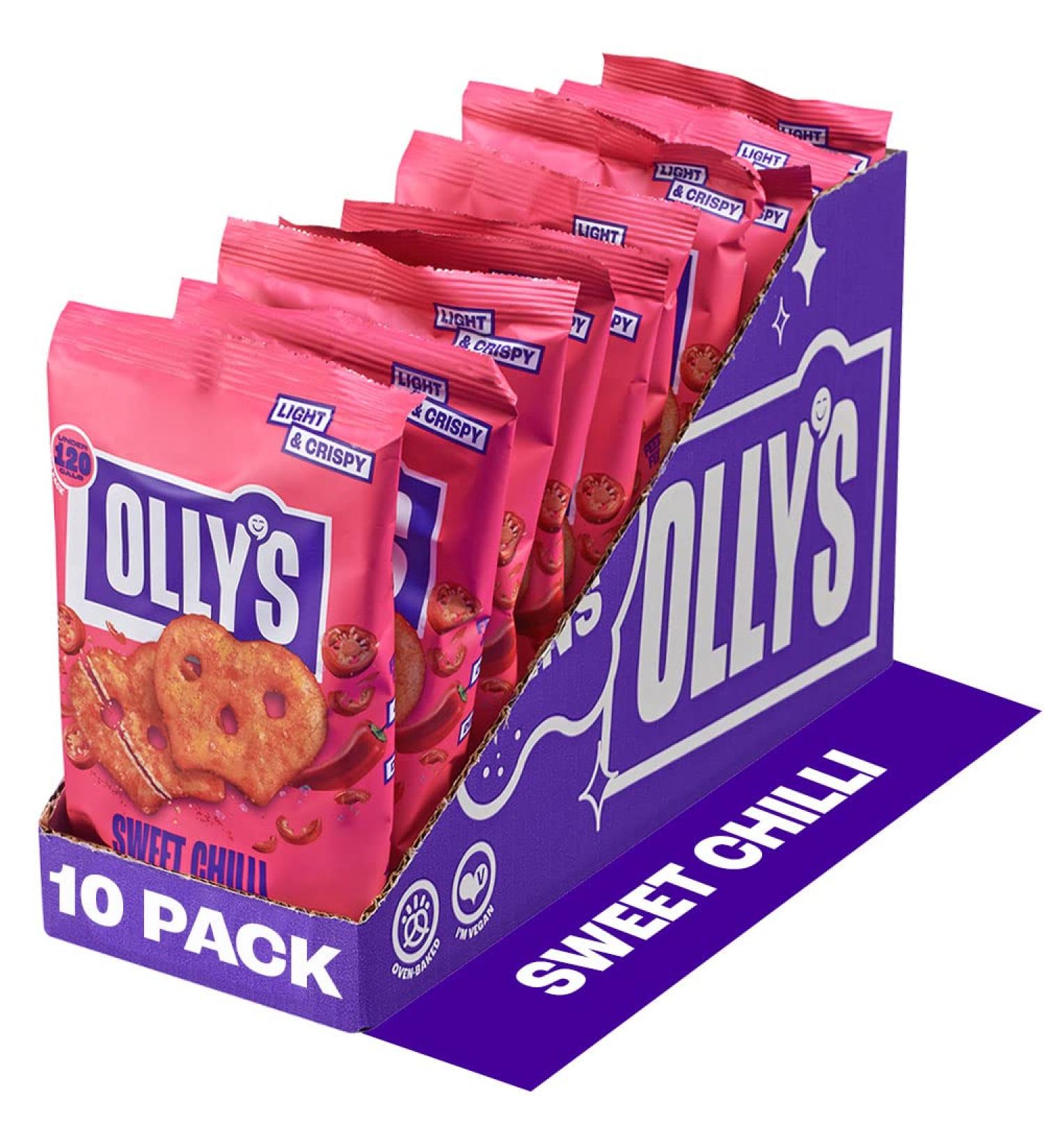  Olly's Olives Olly's Pretzel Thins Sweet Pepper 35g (Pack of 10) Convenient Snack Pouches Herbal Based Vegan Snacks for Soaking Low Calorie Snacks Low Fat Fiber Source Preservative Free - Buy Online on GoSupps.com