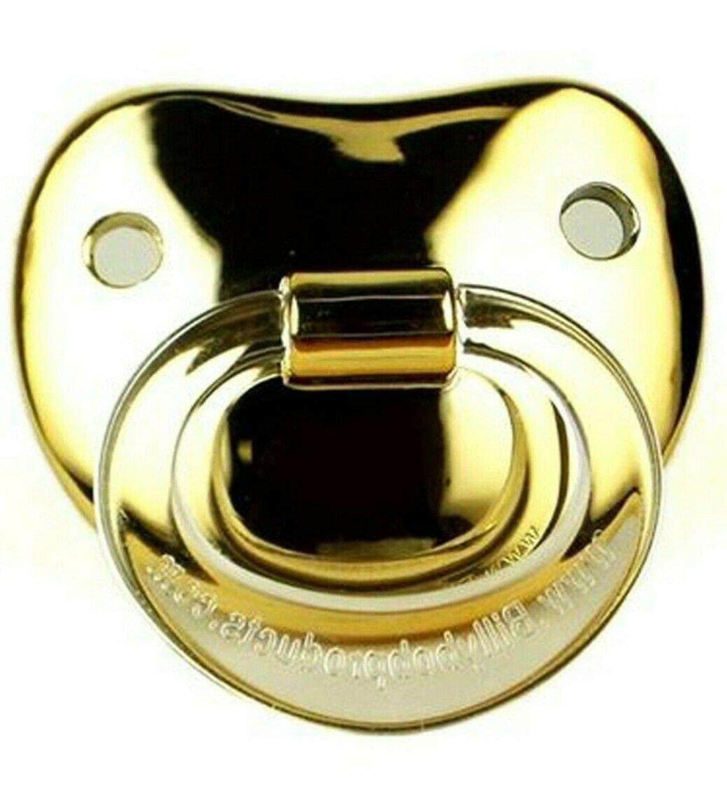 Shop Billy Bob Silicon Schnuller - Gold | Stylish & Safe Pacifier for Babies | International Shipping Available - Buy Online on GoSupps.com