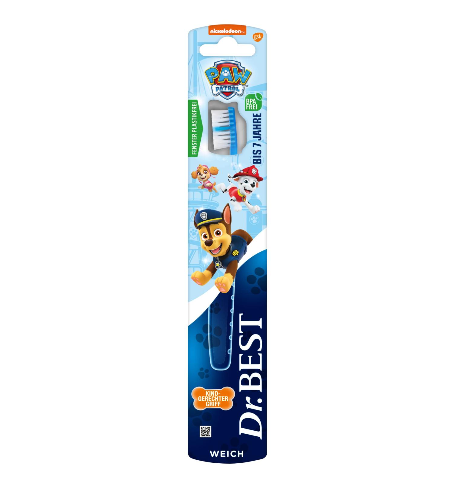 Dr.BEST Paw Patrol Toothbrush - Soft Bristles & Child-Friendly Handle | International Shipping Available - Buy Online on GoSupps.com