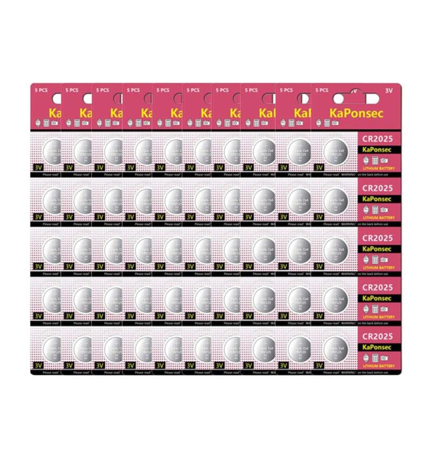 Buy CR2025 2025 3V Battery (50 Packs) - Long-lasting Energy for All Devices - International Shipping Available - Buy Online on GoSupps.com